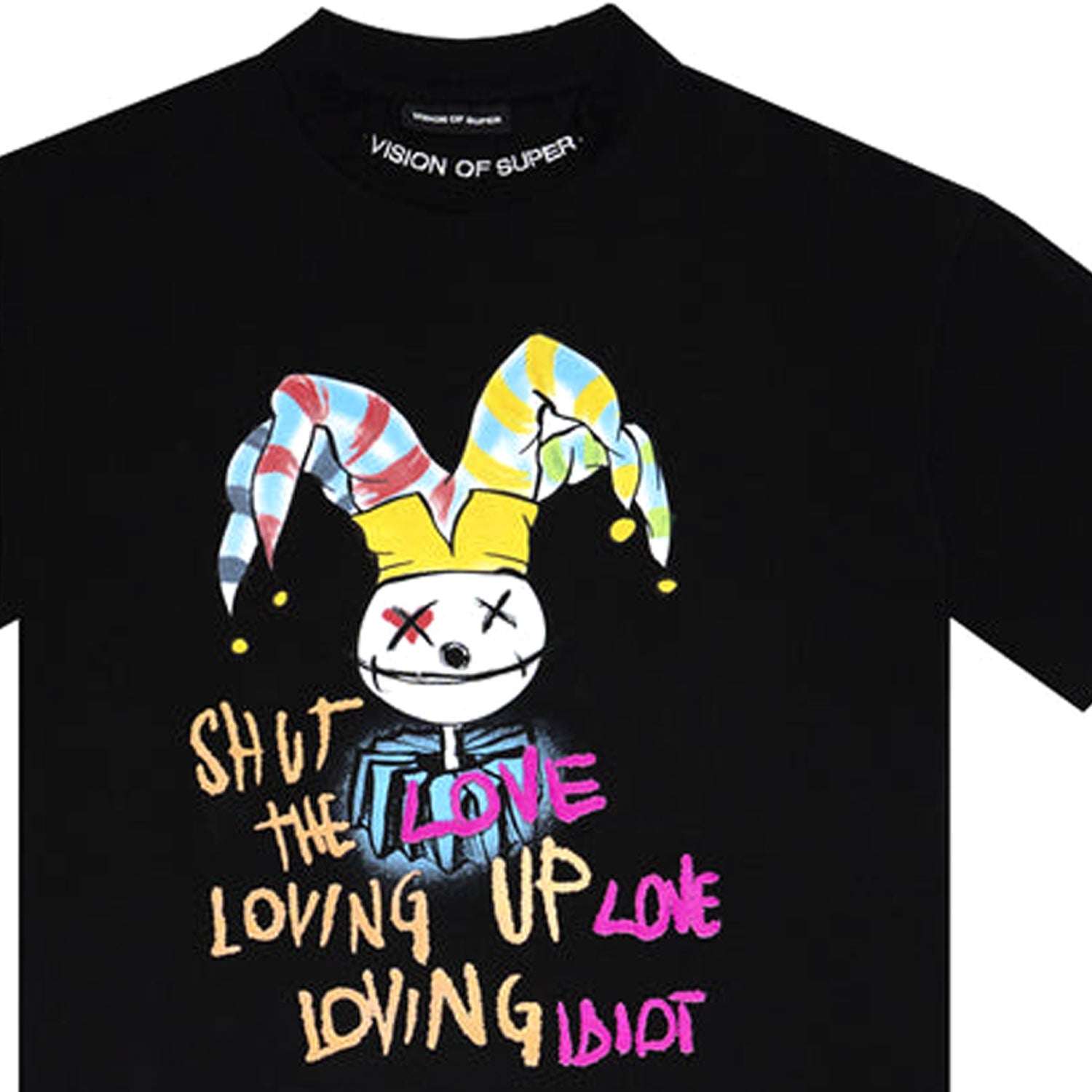 T-SHIRT NERA DRAWING CLOWN BAMBINO E TEEN - annameglio.com abbigliamento moda