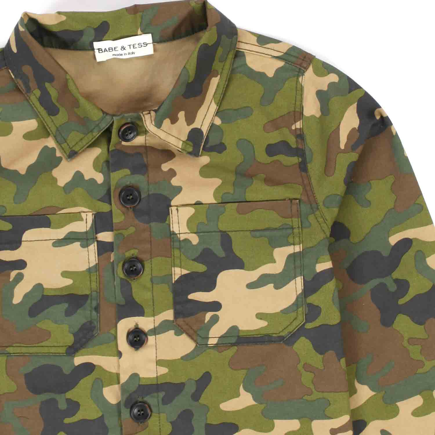 GIACCA A CAMICIA CAMOUFLAGE UNISEX JUNIOR - annameglio.com abbigliamento moda