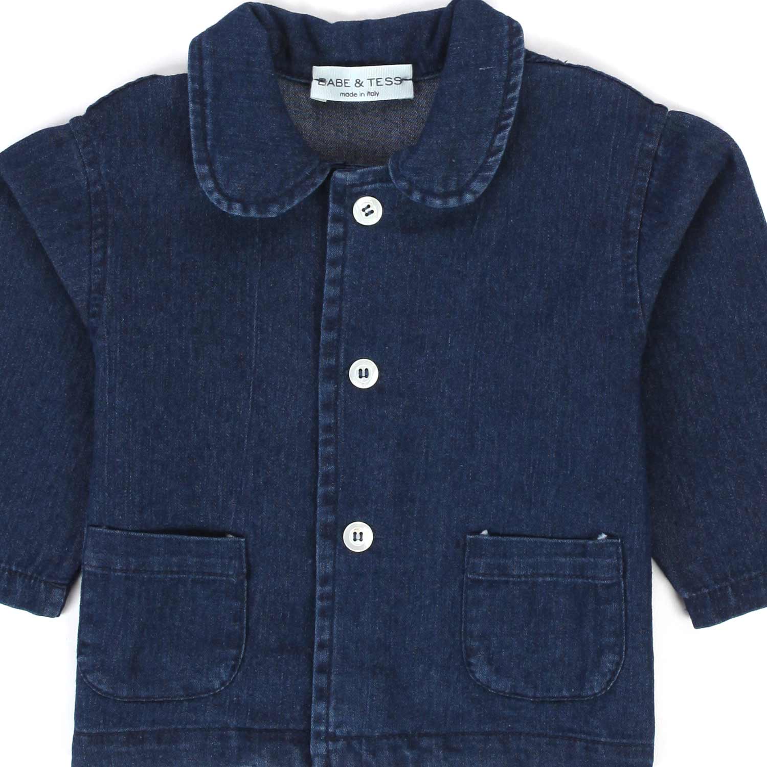 GIACCA DI JEANS SCURO BABY UNISEX - annameglio.com abbigliamento moda