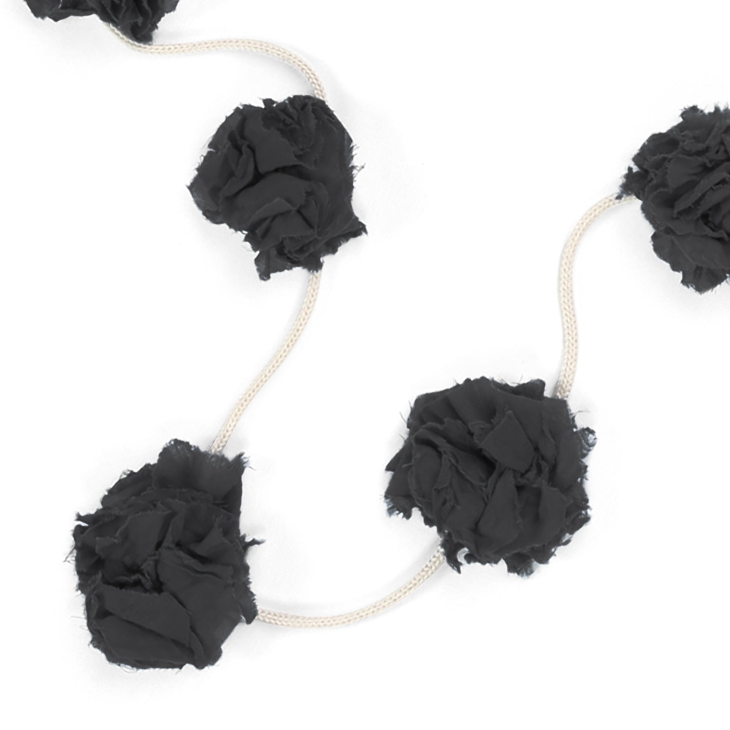 COLLANA CINTURA CON FIORI ANTRACITE BAMBINA - annameglio.com abbigliamento moda