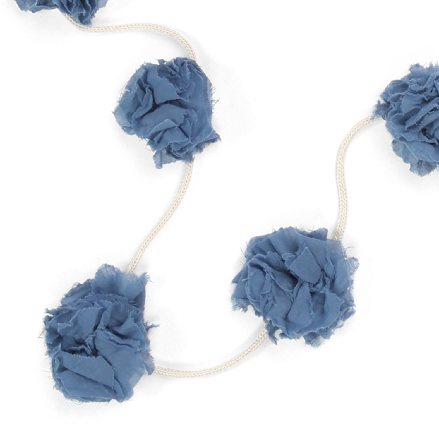 COLLANA CINTURA CON FIORI AZZURRI BAMBINA - annameglio.com abbigliamento moda