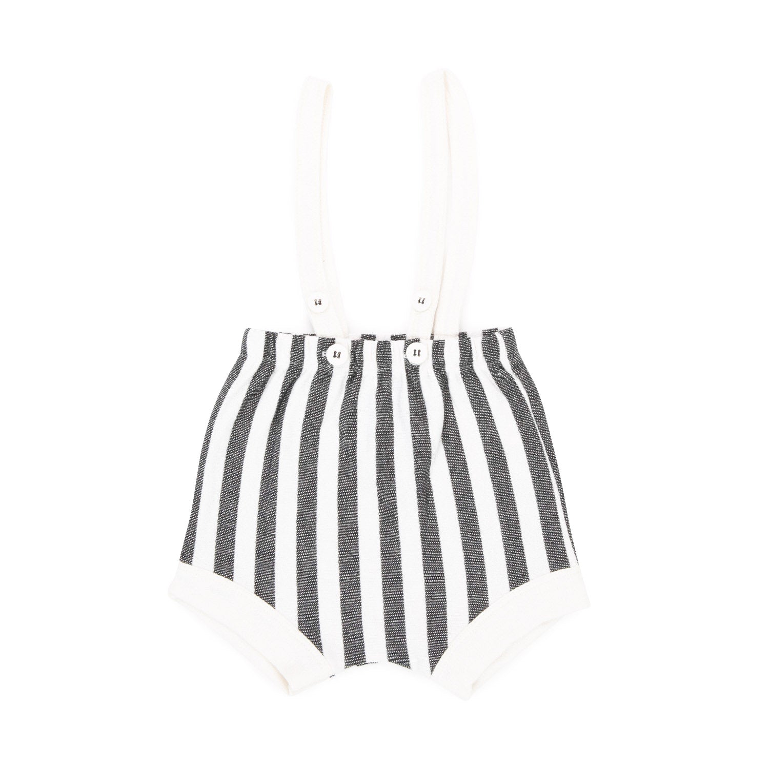 SHORTS UNISEX A RIGHE CON BRETELLE PER BEBÈ - annameglio.com abbigliamento moda