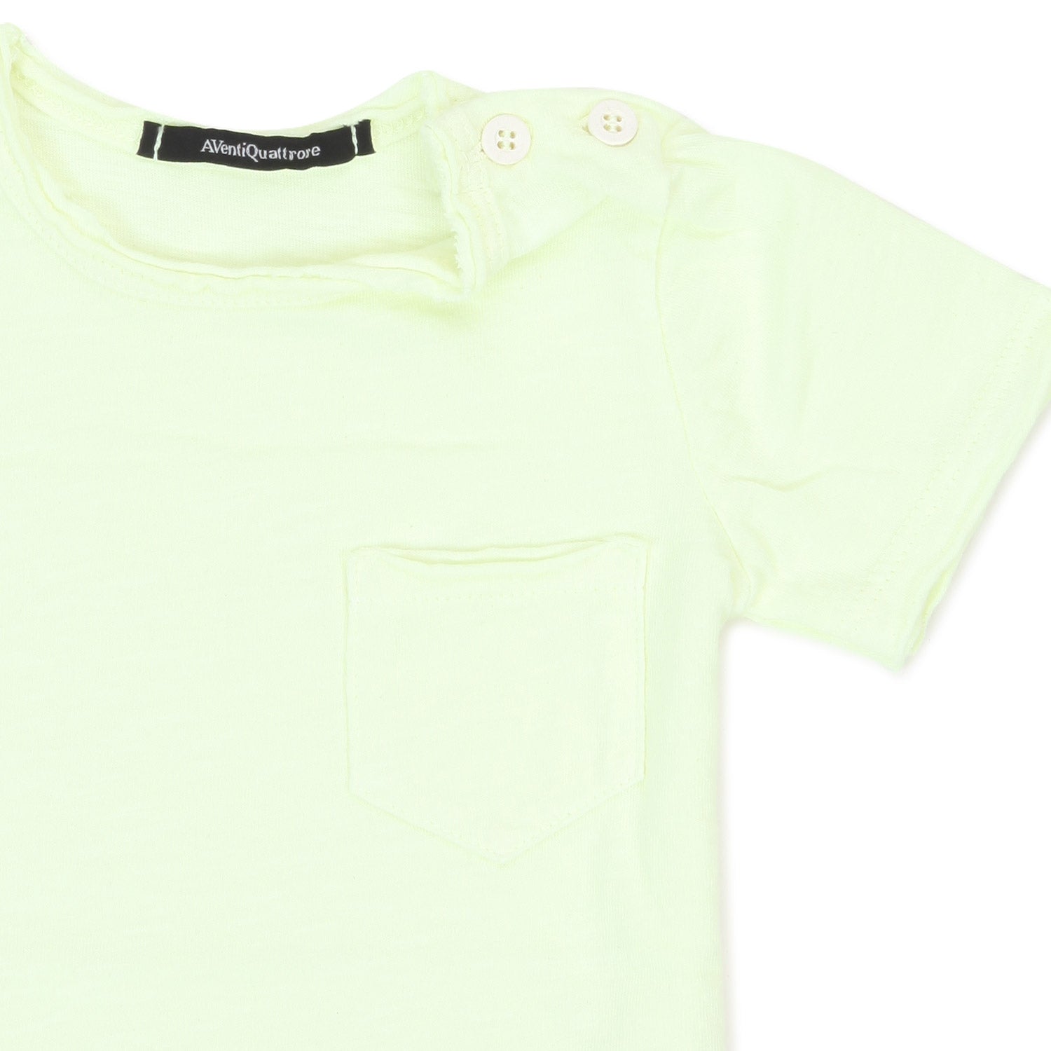 T-SHIRT VERDE FLUO CHIARO BABY UNISEX - annameglio.com abbigliamento moda