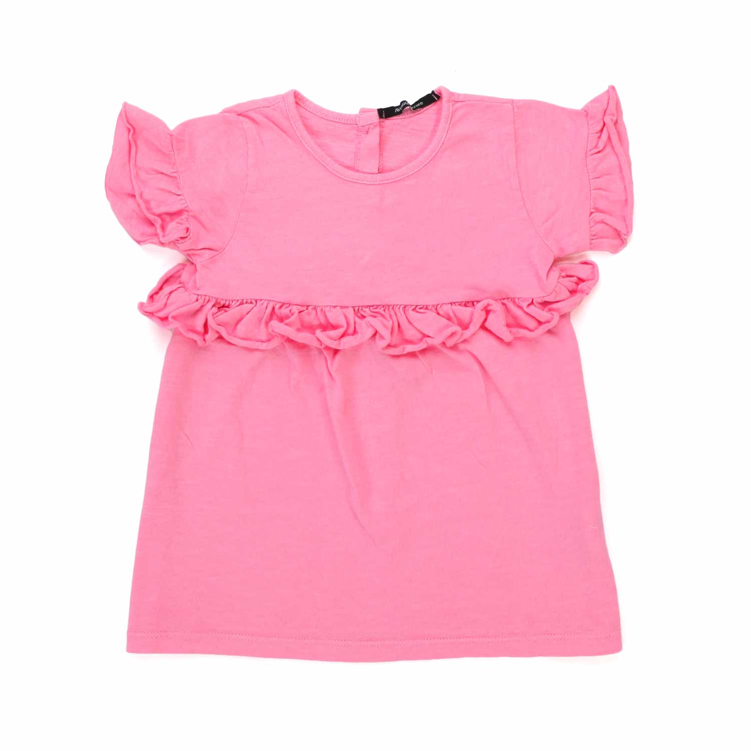MINI ABITO ROSA FLUO BAMBINA BABY - annameglio.com abbigliamento moda