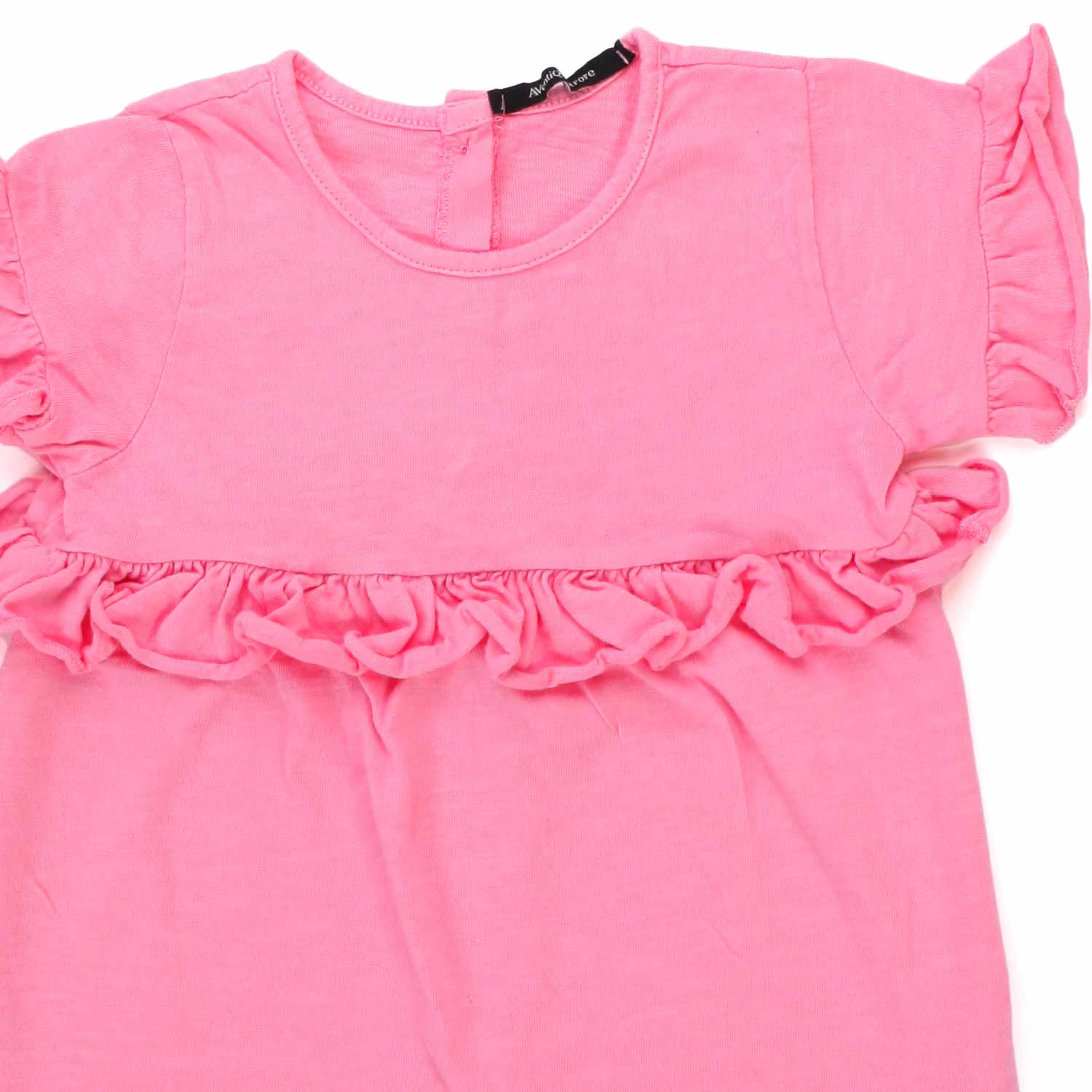 MINI ABITO ROSA FLUO BAMBINA BABY - annameglio.com abbigliamento moda