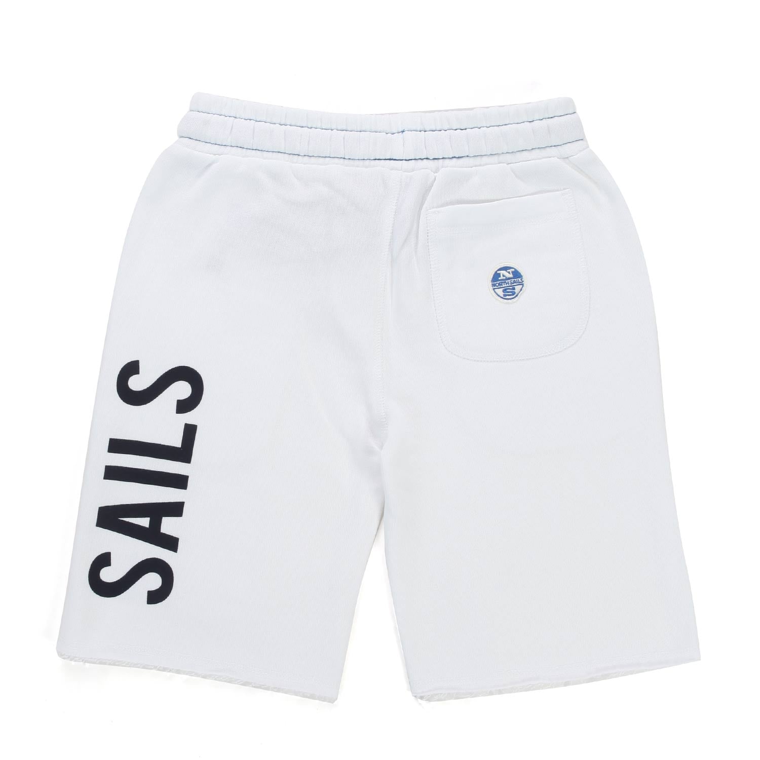 BERMUDA IN FELPA BIANCO E AZZURRO BAMBINO E TEEN - annameglio.com abbigliamento moda