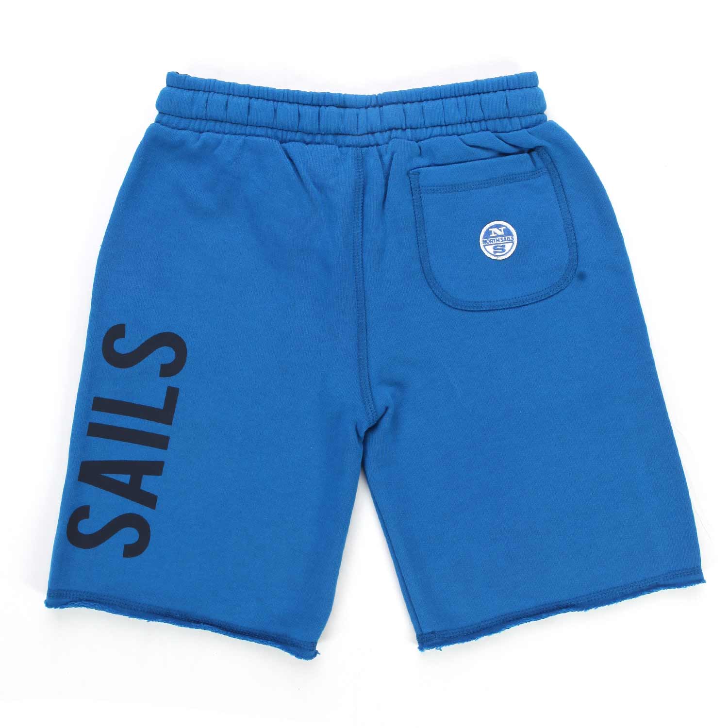 BERMUDA IN FELPA AZZURRO E BIANCO BAMBINO E TEEN - annameglio.com abbigliamento moda