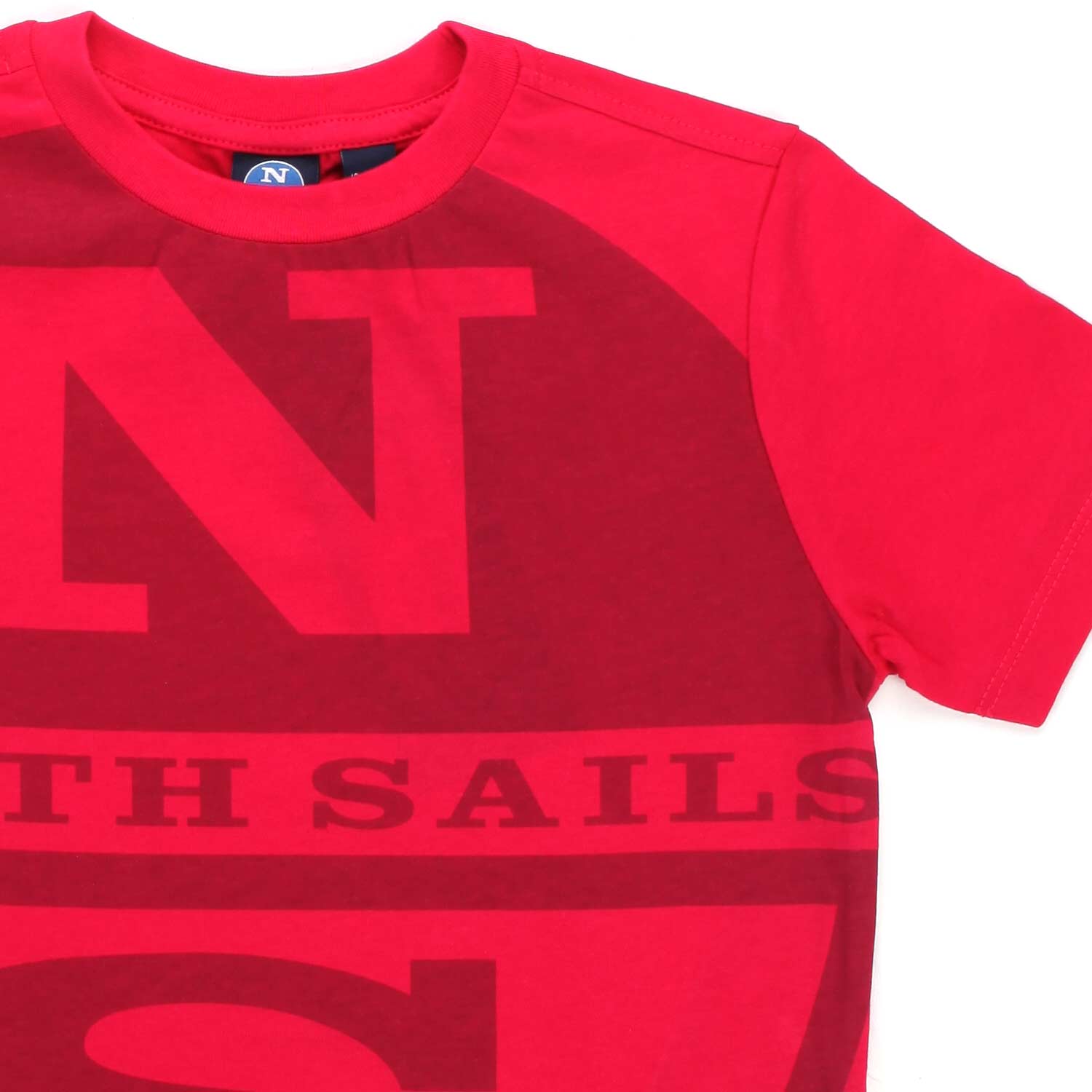 T-SHIRT ROSSA CON MAXI LOGO - annameglio.com abbigliamento moda