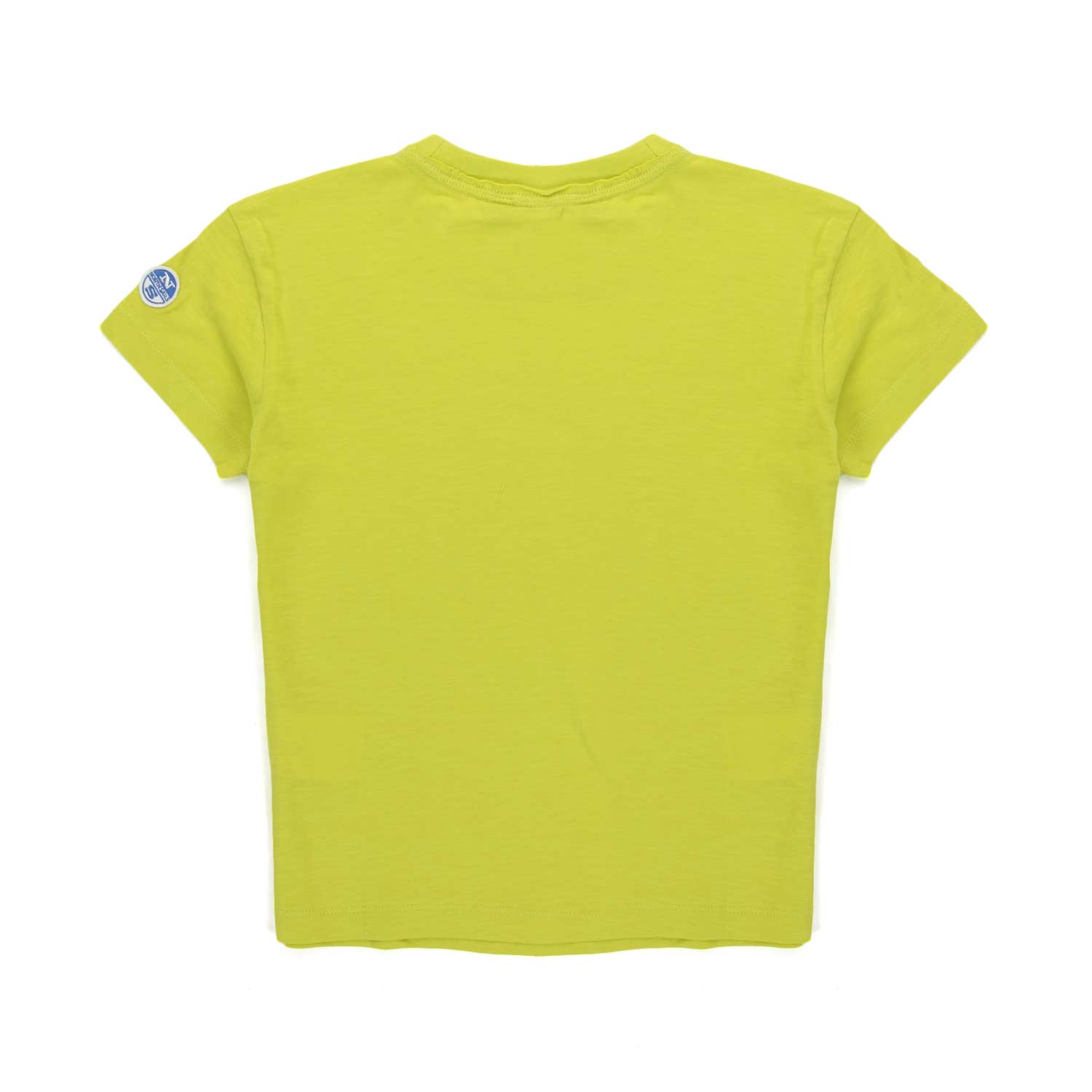 T-SHIRT GIALLO LIME CON LOGO MULTICOLOR - annameglio.com abbigliamento moda