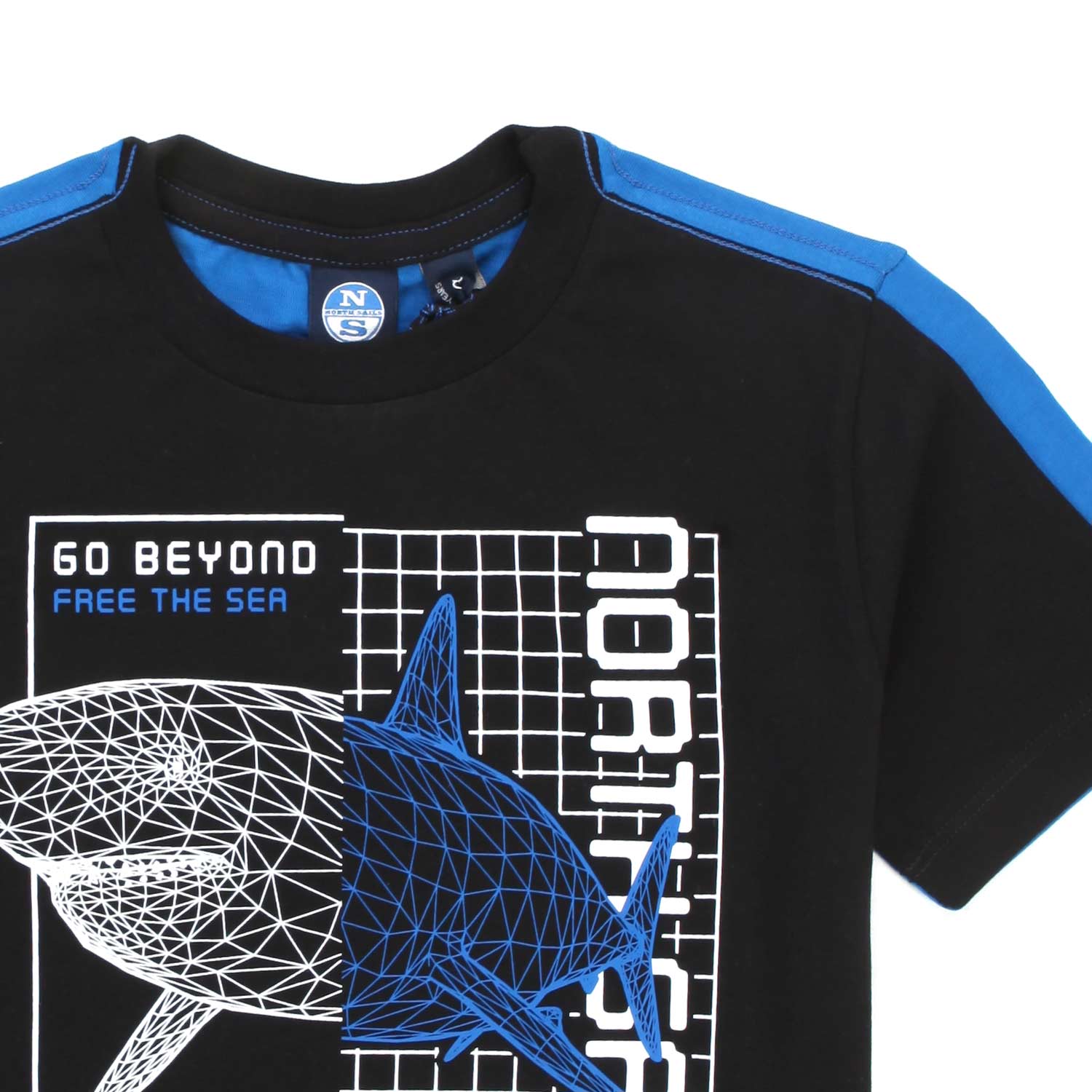 T-SHIRT NERA E AZZURRA BAMBINO E TEEN - annameglio.com abbigliamento moda