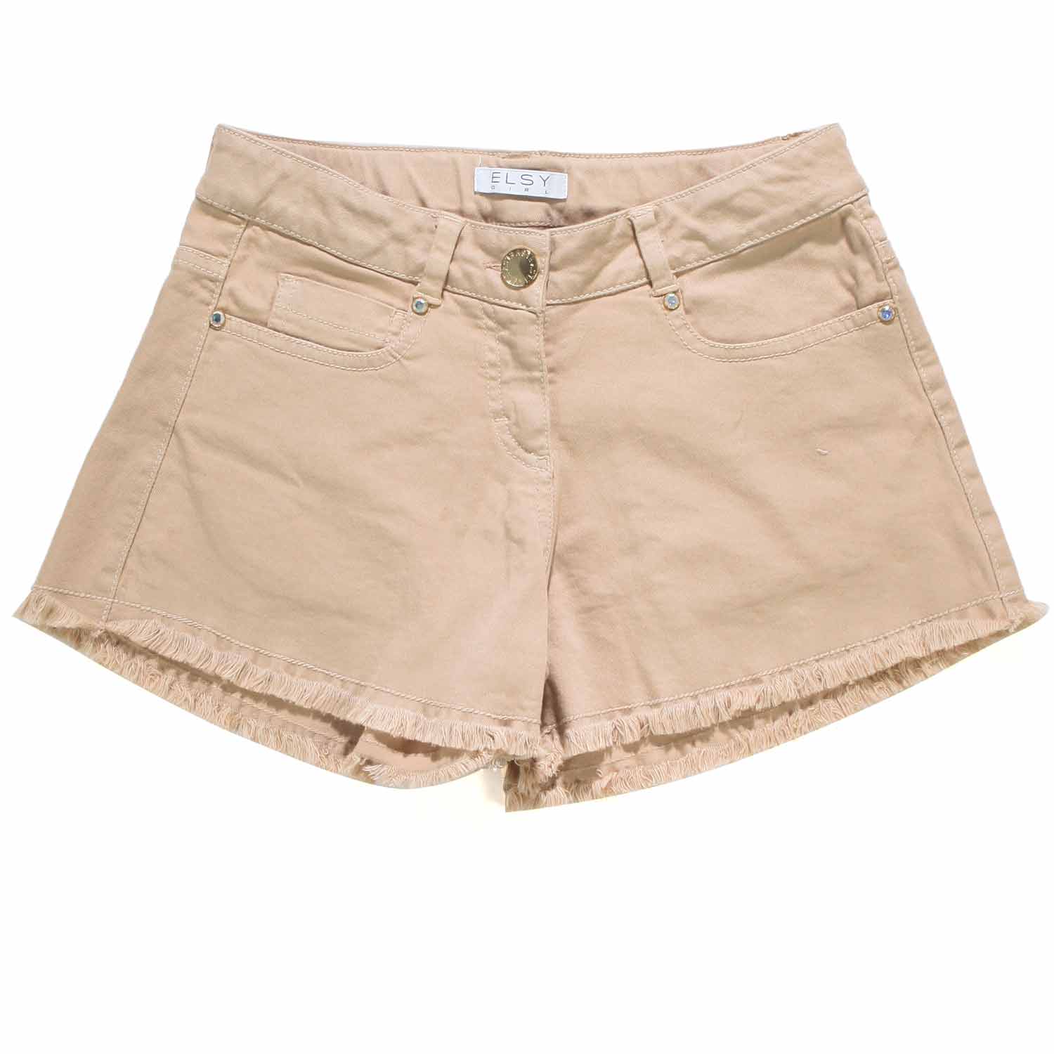 SHORTS DI JEANS BEIGE BAMBINA E TEEN - annameglio.com abbigliamento moda