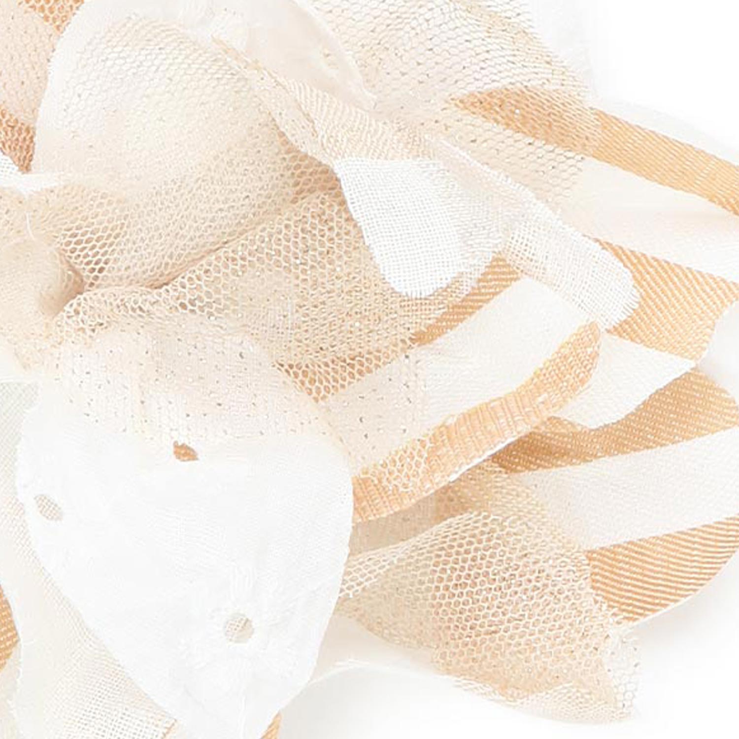 SPILLA FIORE BIANCA E BEIGE BAMBINA E TEEN - annameglio.com abbigliamento moda