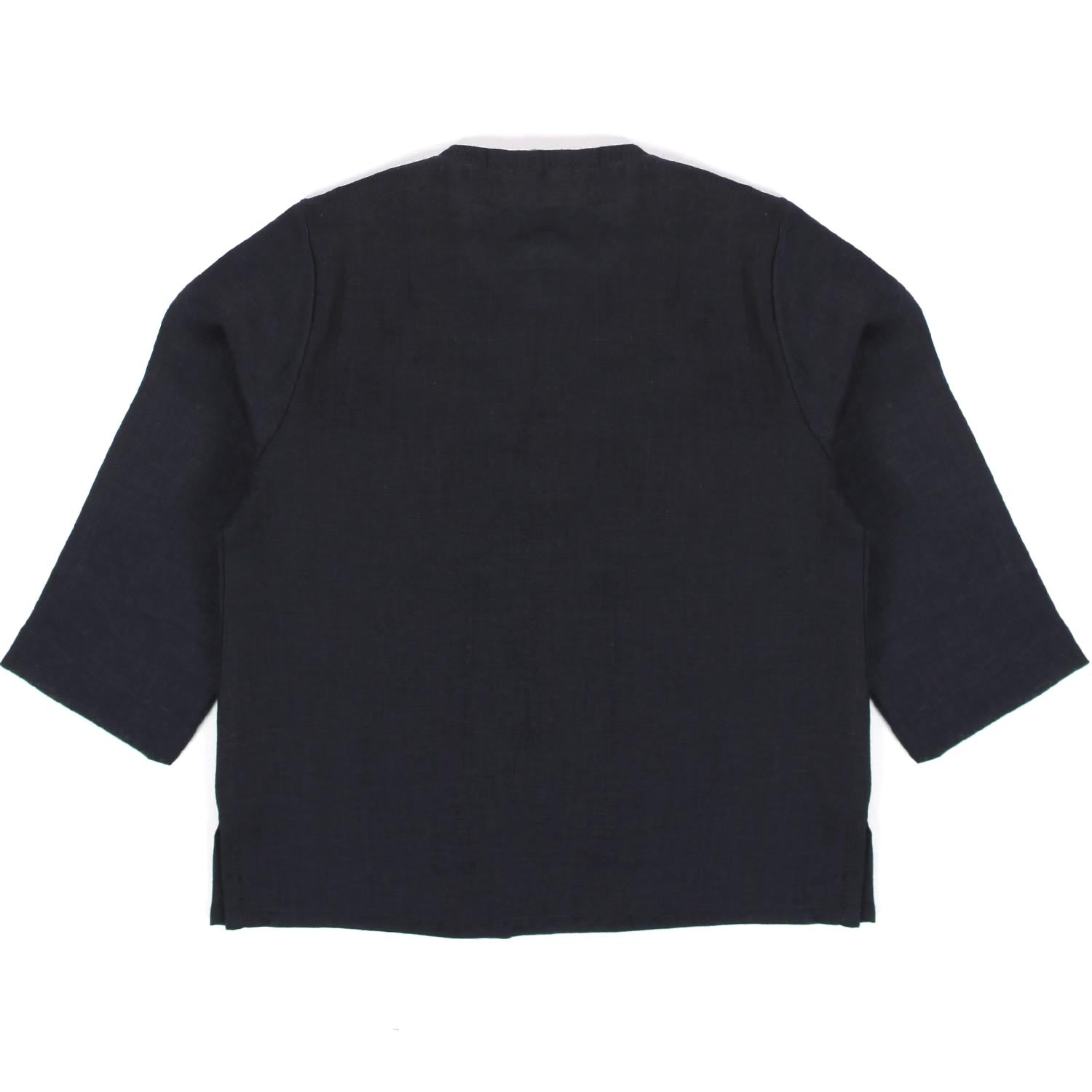 CAMICIA LINO BLU SCURO BAMBINO BABY - annameglio.com abbigliamento moda