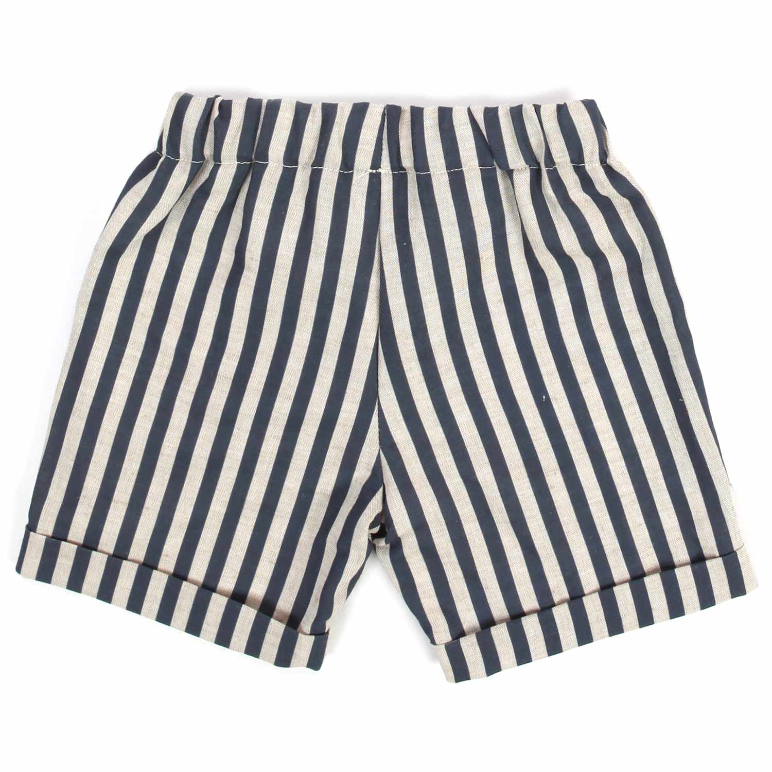 BERMUDA BLU E SABBIA A RIGHE BAMBINO BABY - annameglio.com abbigliamento moda