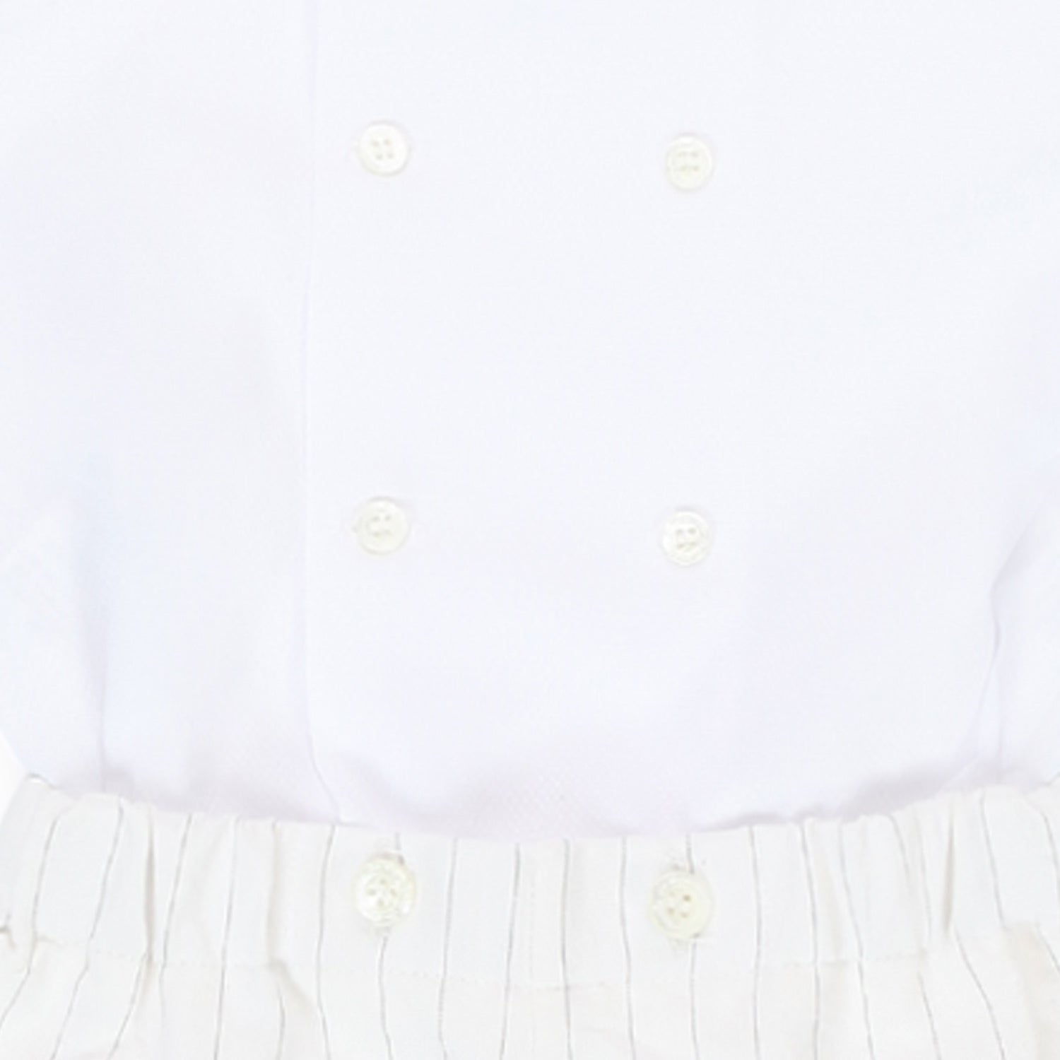 COMPLETINO DUE PEZZI BIANCO E PANNA BAMBINO BEBÈ - annameglio.com abbigliamento moda