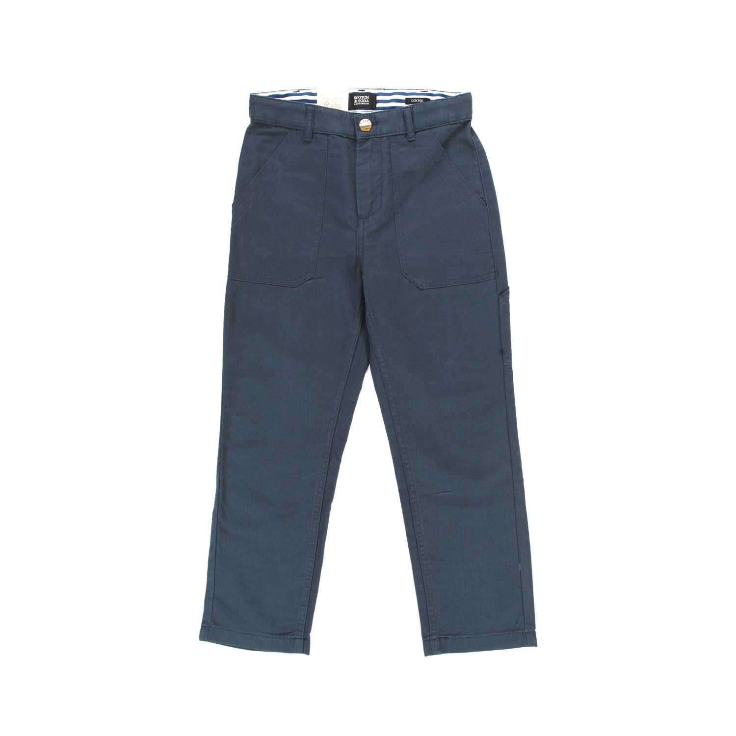 PANTALONE CHINO BLU POLVERE BAMBINO E TEEN - annameglio.com abbigliamento moda