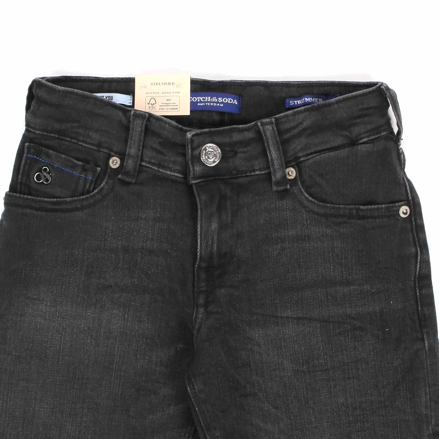 SHORTS DI JEANS STRUMMER NERI BAMBINO E TEEN - annameglio.com abbigliamento moda