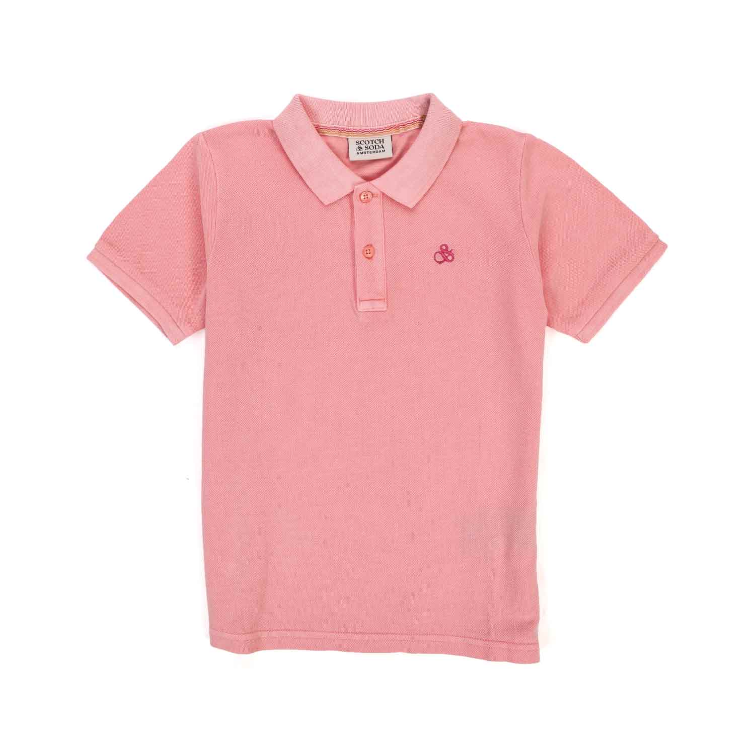 POLO UNISEX ROSA SALMONE BAMBINO - annameglio.com abbigliamento moda