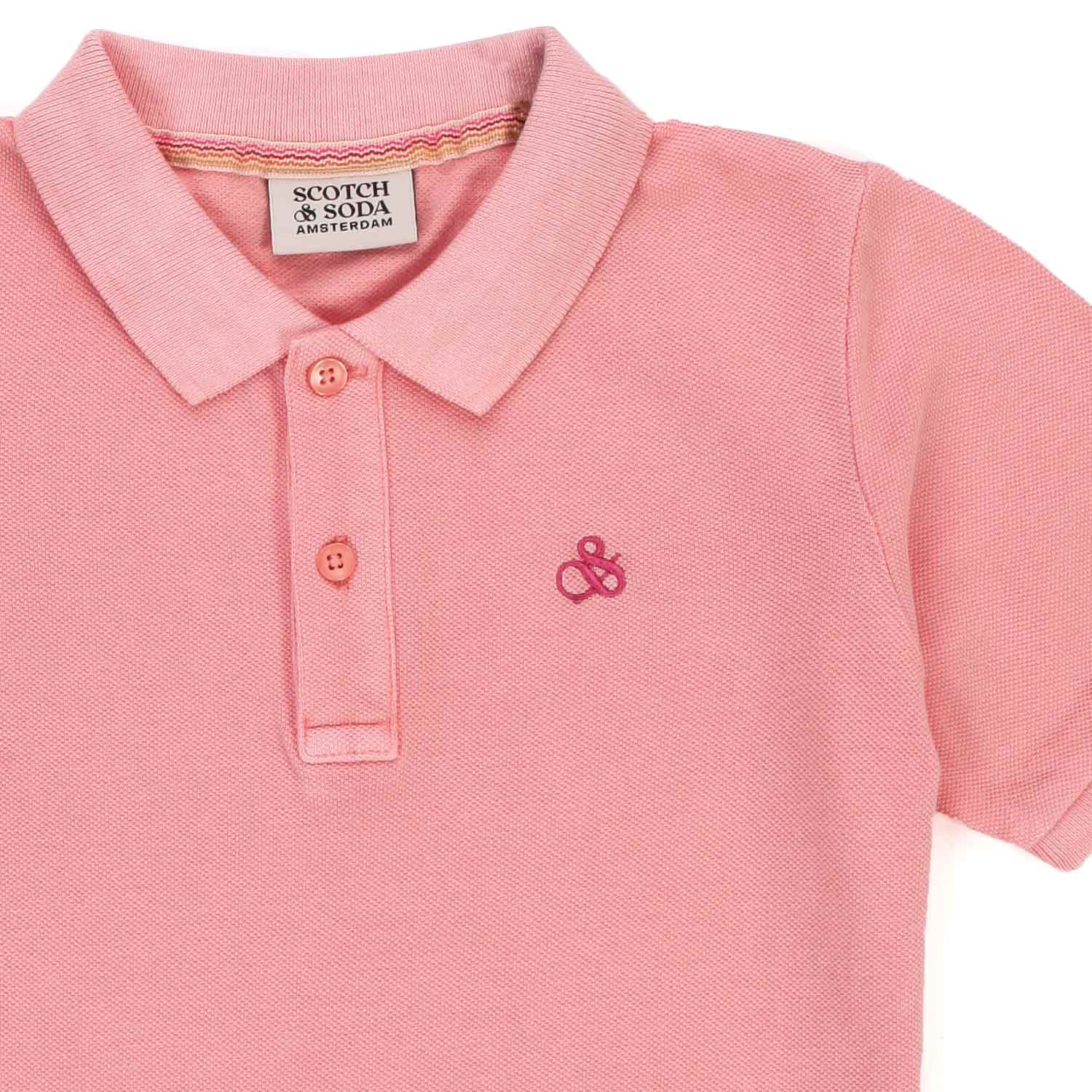 POLO UNISEX ROSA SALMONE BAMBINO - annameglio.com abbigliamento moda