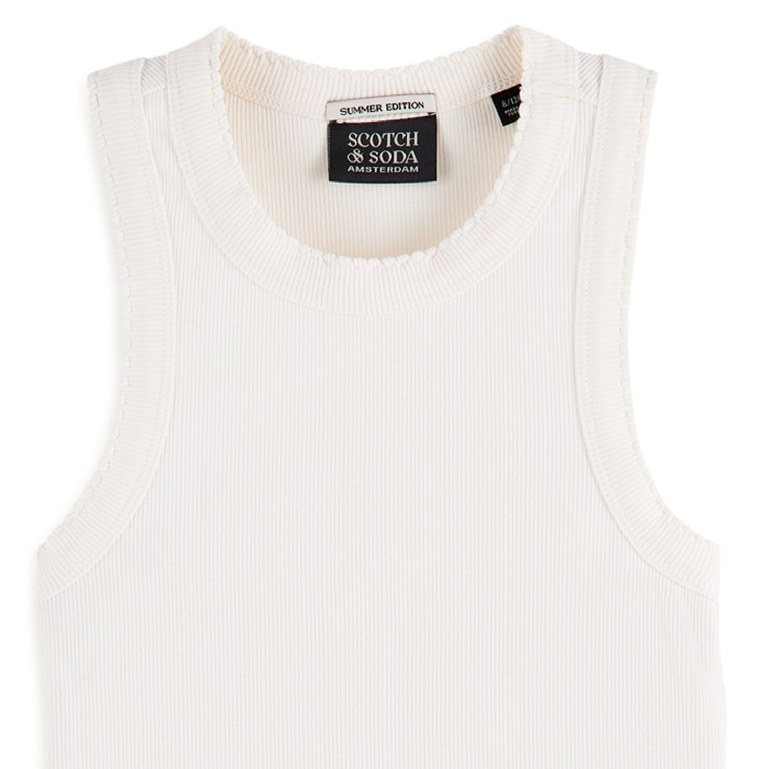 CANOTTA RACERBACK BIANCO PANNA BAMBINA E TEEN - annameglio.com abbigliamento moda