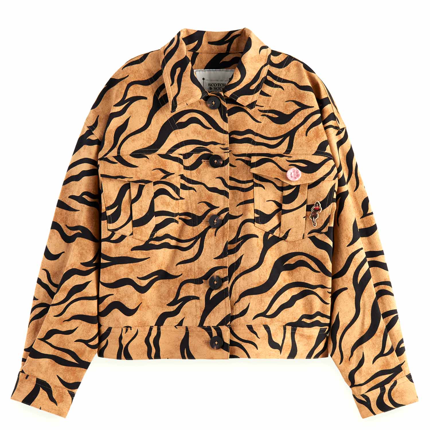 GIACCA TRUCKER TIGRATA BAMBINA E TEEN - annameglio.com abbigliamento moda