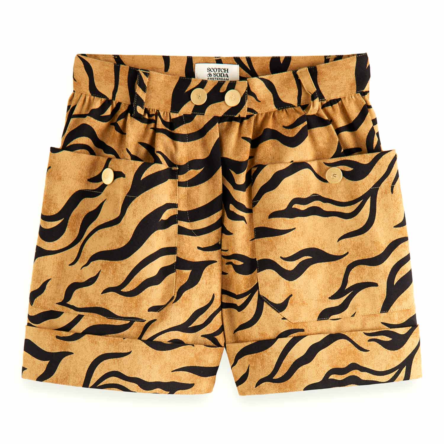 SHORTS HIGH-RISE ANIMALIER BAMBINA E TEEN - annameglio.com abbigliamento moda