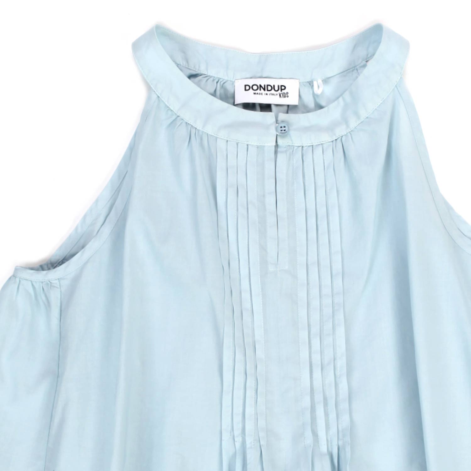 BLUSA CELESTE SMANICATA BAMBINA E TEEN - annameglio.com abbigliamento moda