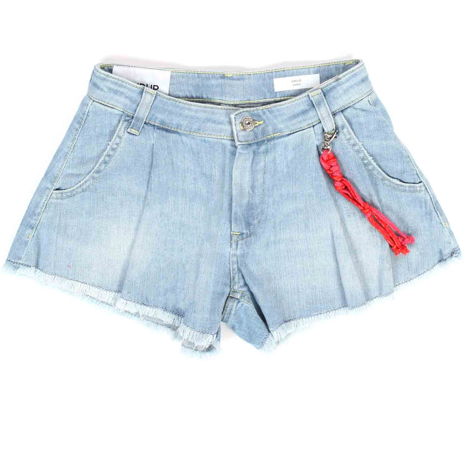 SHORTS IN DENIM CHIARO BAMBINA E RAGAZZA - annameglio.com abbigliamento moda