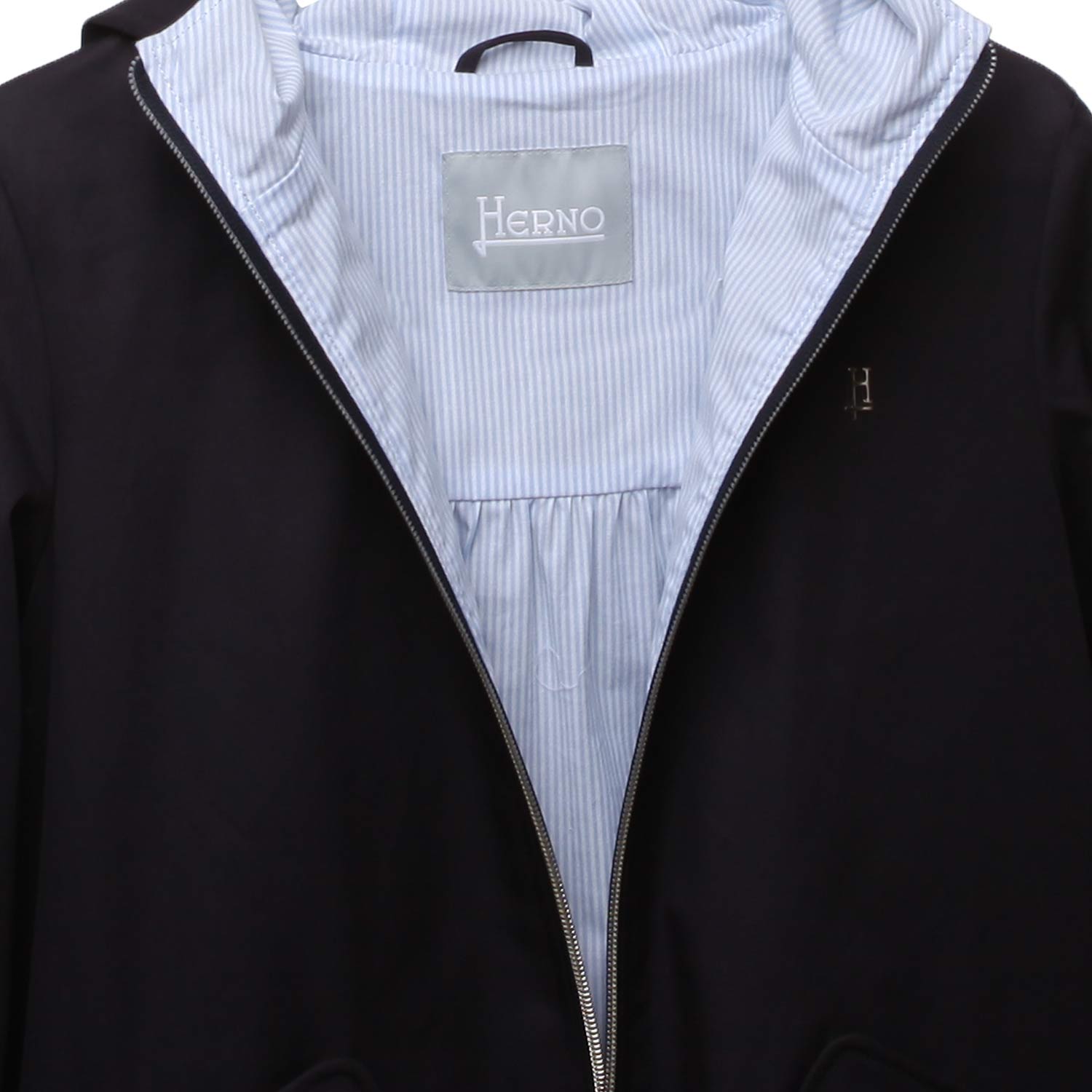 TRENCH COAT BLU E CELESTE BAMBINA E TEEN - annameglio.com abbigliamento moda