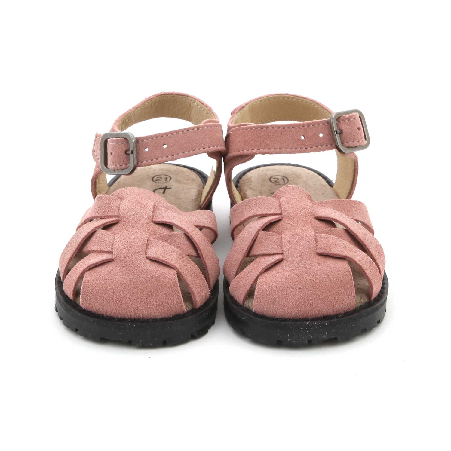 SANDALI IN SUEDE ROSA BAMBINA BABY - annameglio.com abbigliamento moda