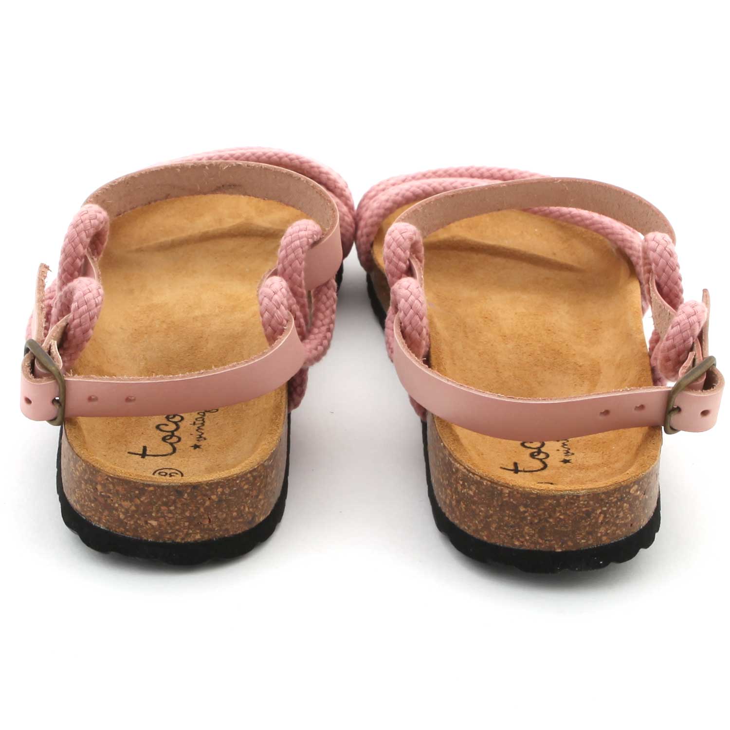 SANDALI ROSA IN CORDA BAMBINA E TEEN - annameglio.com abbigliamento moda