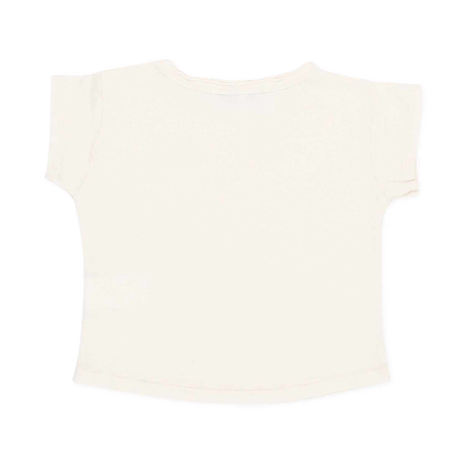 T-SHIRT PANNA CON LETTERING BAMBINO E BEBÈ - annameglio.com abbigliamento moda