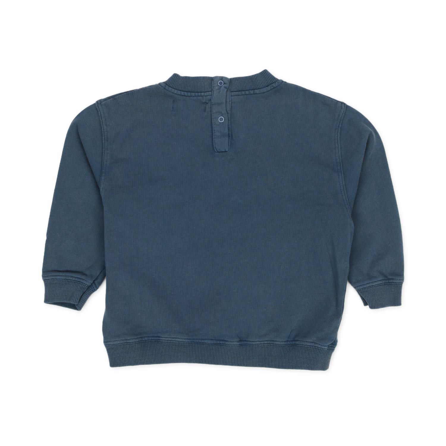 FELPA BLU CON LETTERING BAMBINO E BEBÈ - annameglio.com abbigliamento moda