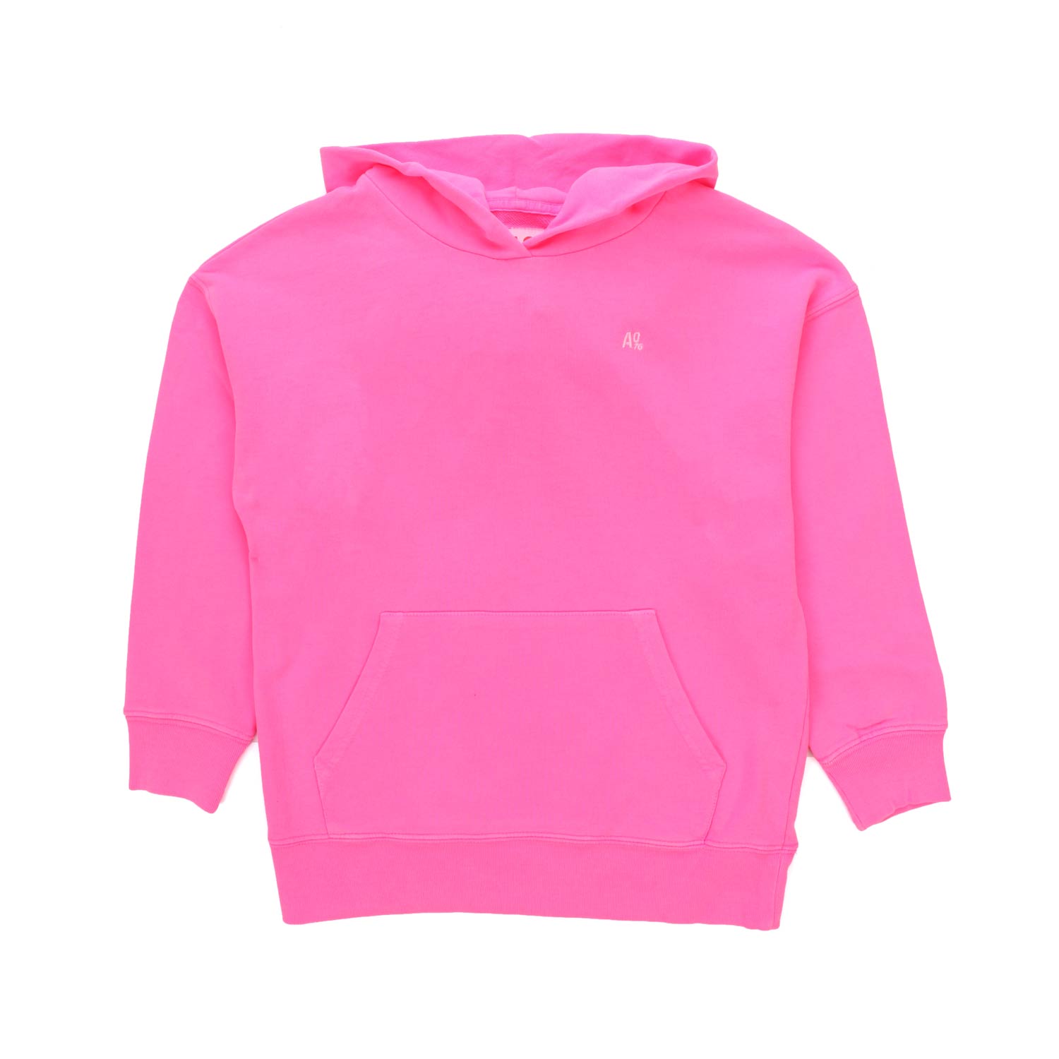 FELPA ROSA FLUO CON CAPPUCCIO BAMBINA E TEEN - annameglio.com abbigliamento moda