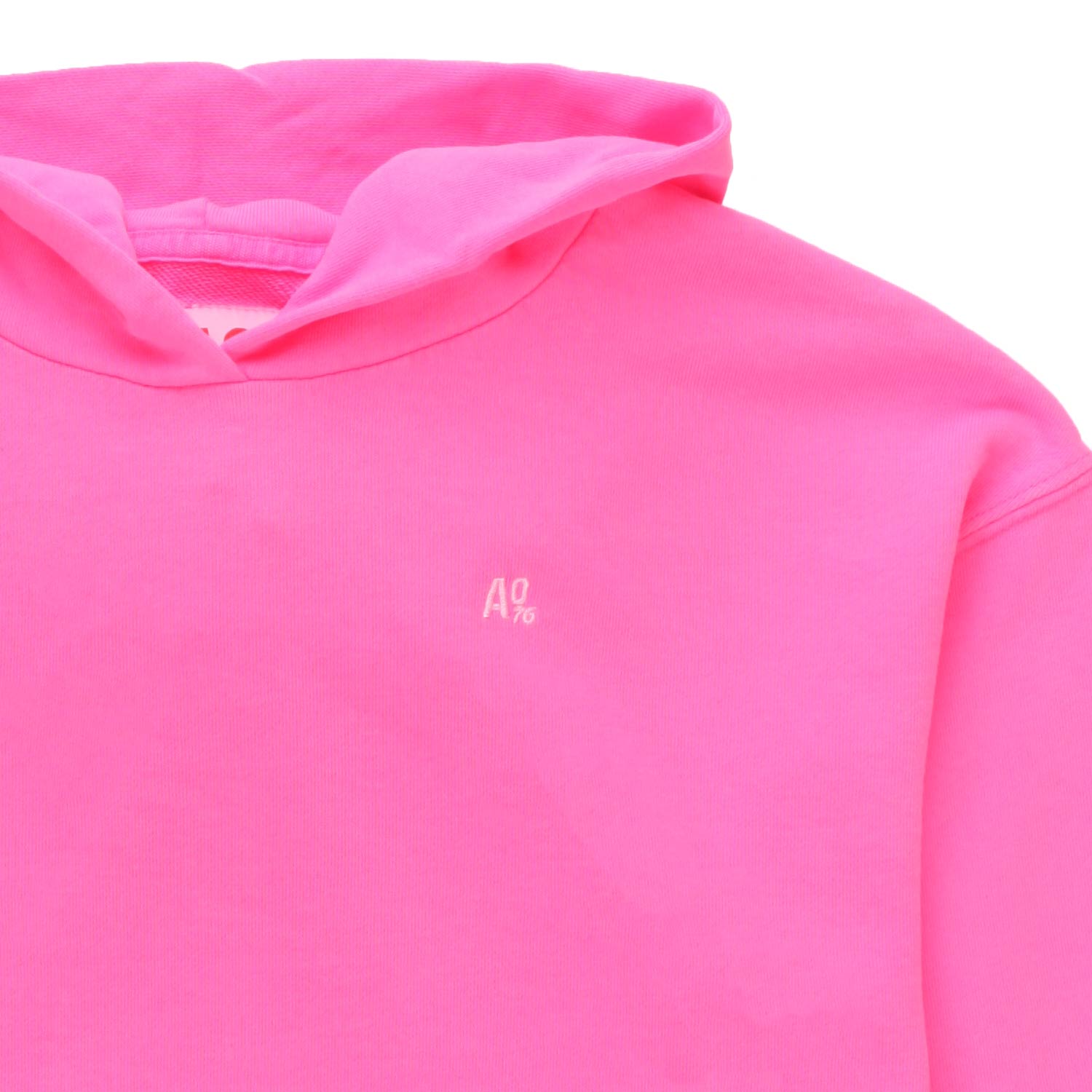 FELPA ROSA FLUO CON CAPPUCCIO BAMBINA E TEEN - annameglio.com abbigliamento moda