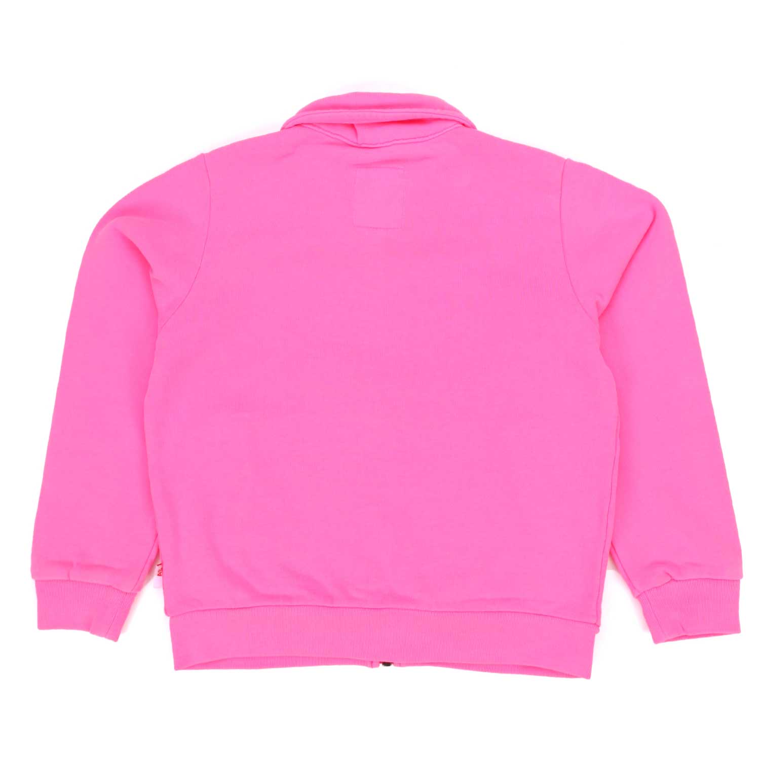 FELPA ROSA FLUO CON ZIP BAMBINA E TEEN - annameglio.com abbigliamento moda