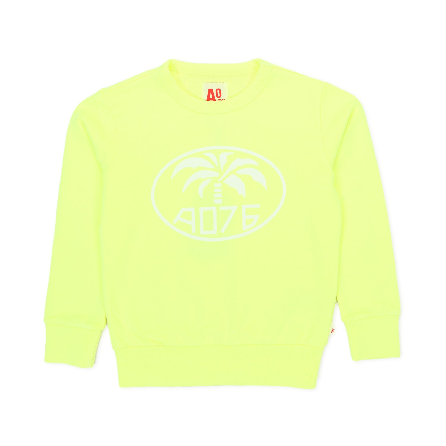 FELPA UNISEX GIALLO FLUO JR E TEEN - annameglio.com abbigliamento moda