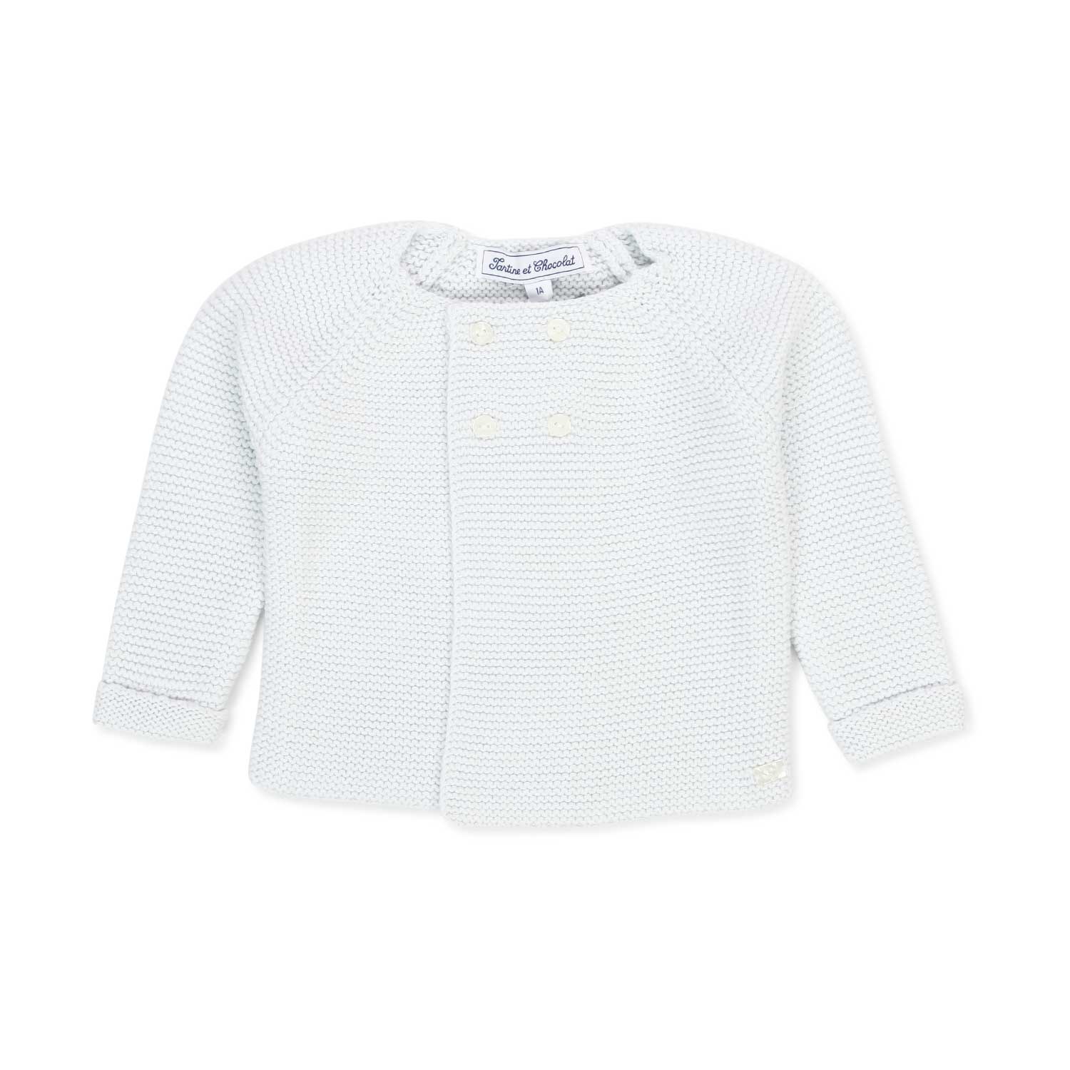 CARDIGAN CELESTE BABY UNISEX - annameglio.com abbigliamento moda