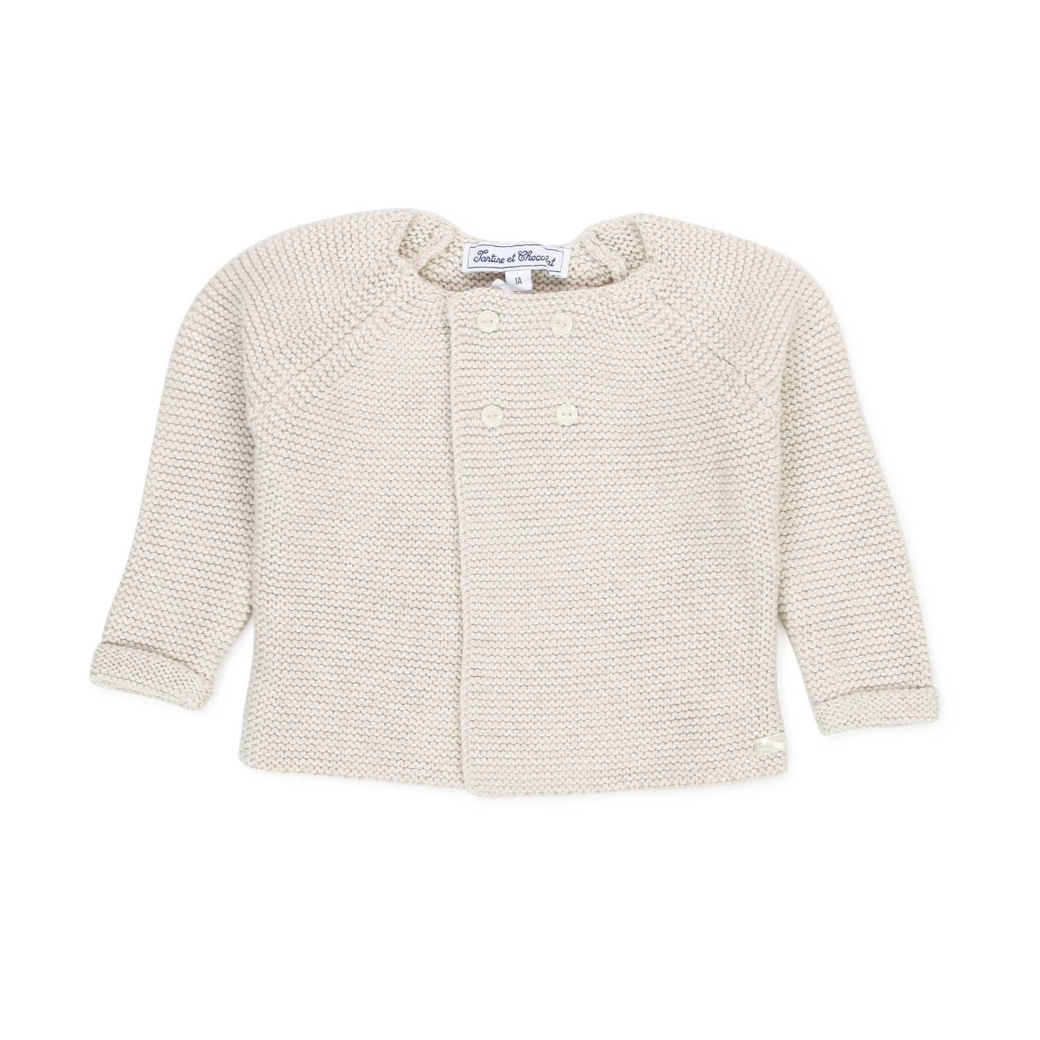 CARDIGAN ECRU BABY UNISEX - annameglio.com abbigliamento moda