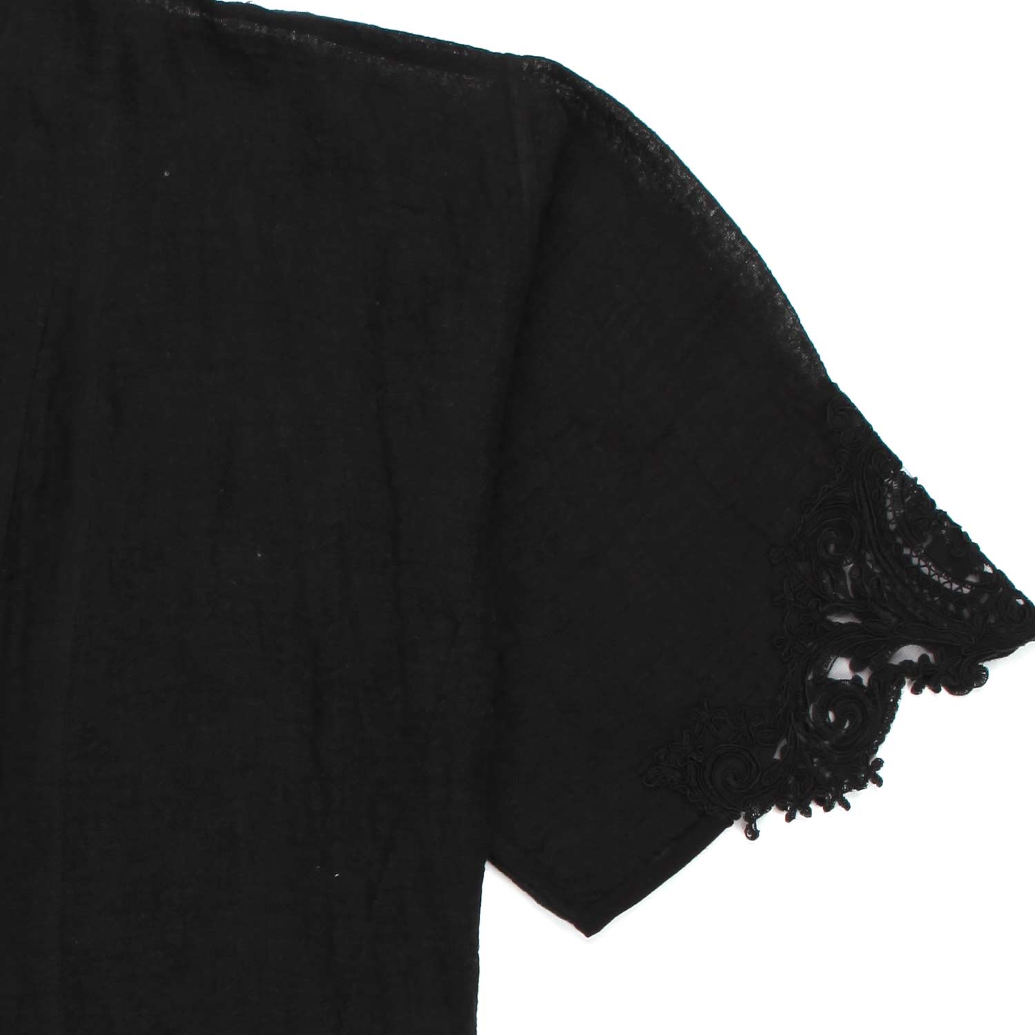 KIMONO NERO BAMBINA E TEEN - annameglio.com abbigliamento moda