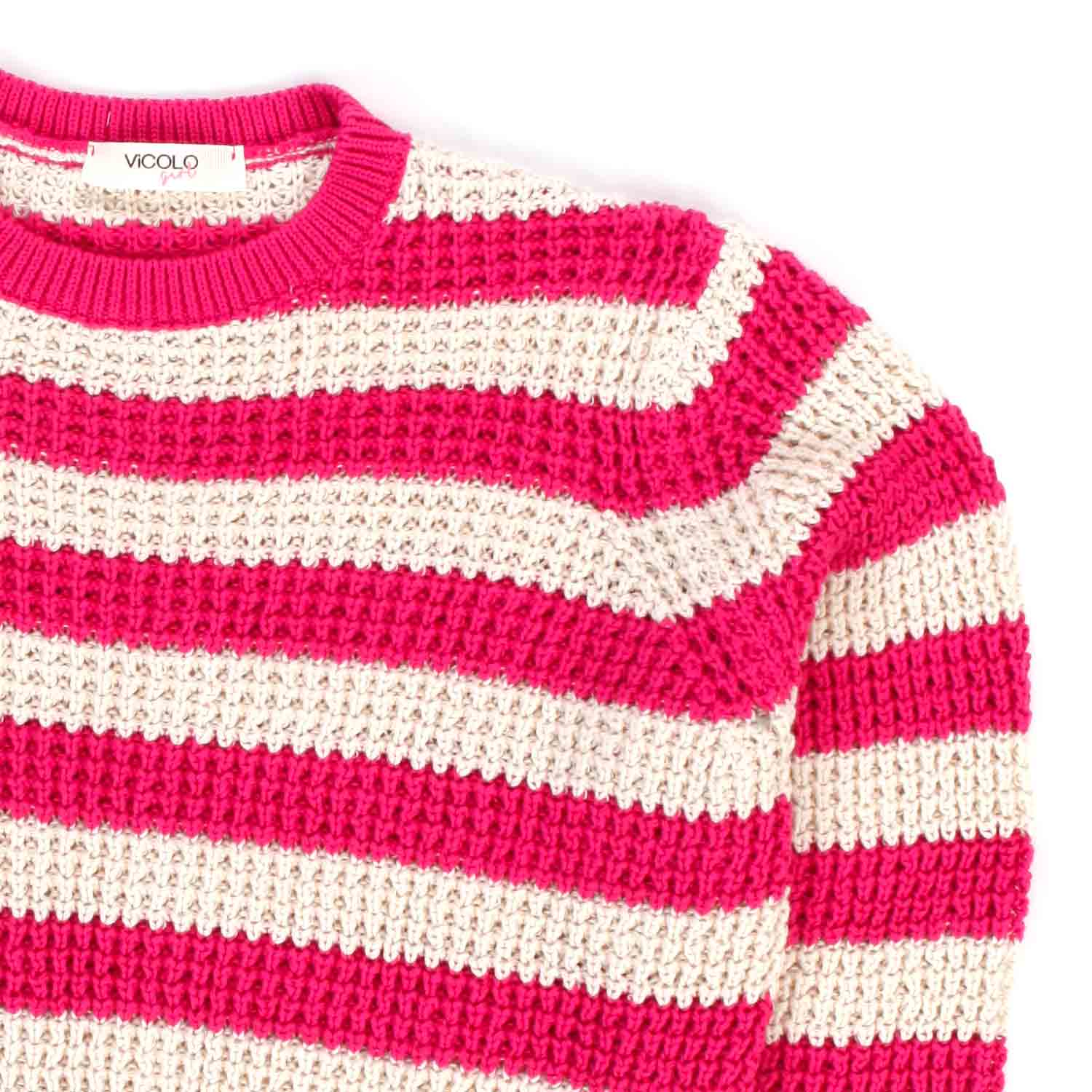 MAGLIONCINO A RIGHE GIRL BAMBINA - annameglio.com abbigliamento moda