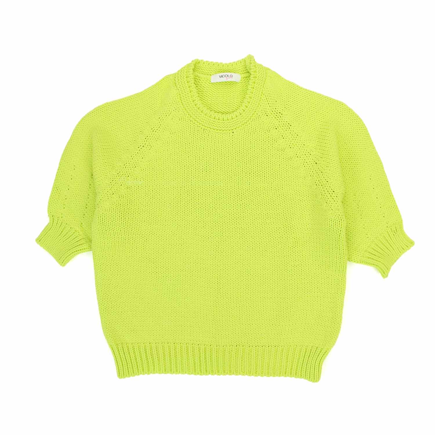 MAGLIONCINO LIME BAMBINA TEEN - annameglio.com abbigliamento moda