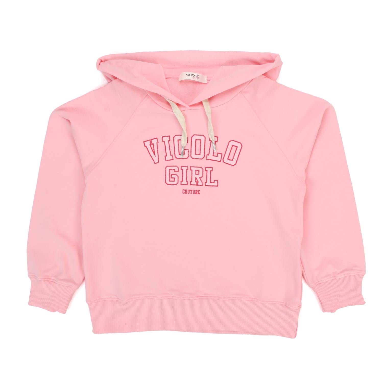 FELPA ROSA CAPPUCCIO BAMBINA TEEN - annameglio.com abbigliamento moda
