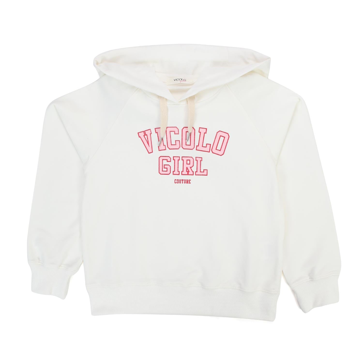 FELPA CAPPUCCIO E LOGO GIRL - annameglio.com abbigliamento moda