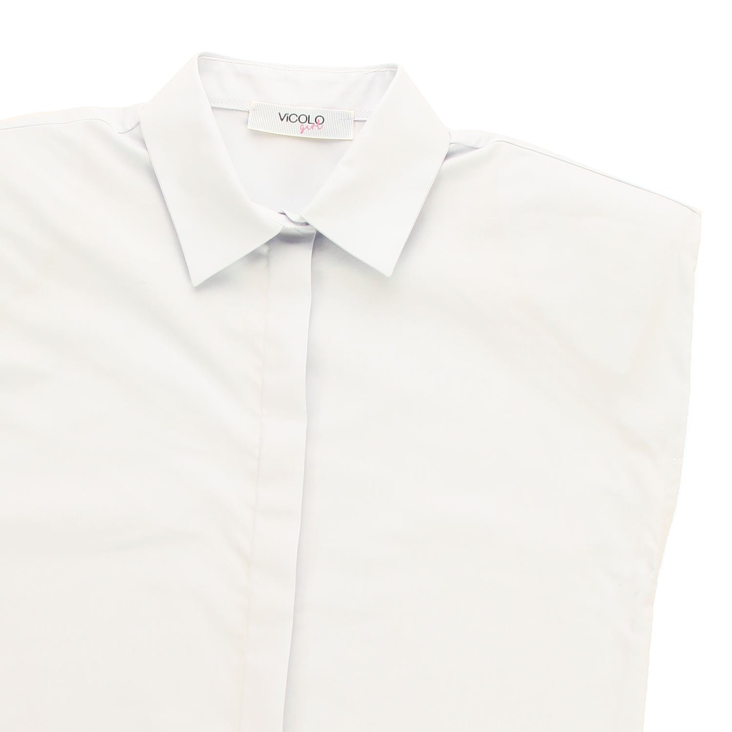 CAMICIA SMANICATA BIANCO LATTE BAMBINA E TEEN - annameglio.com abbigliamento moda