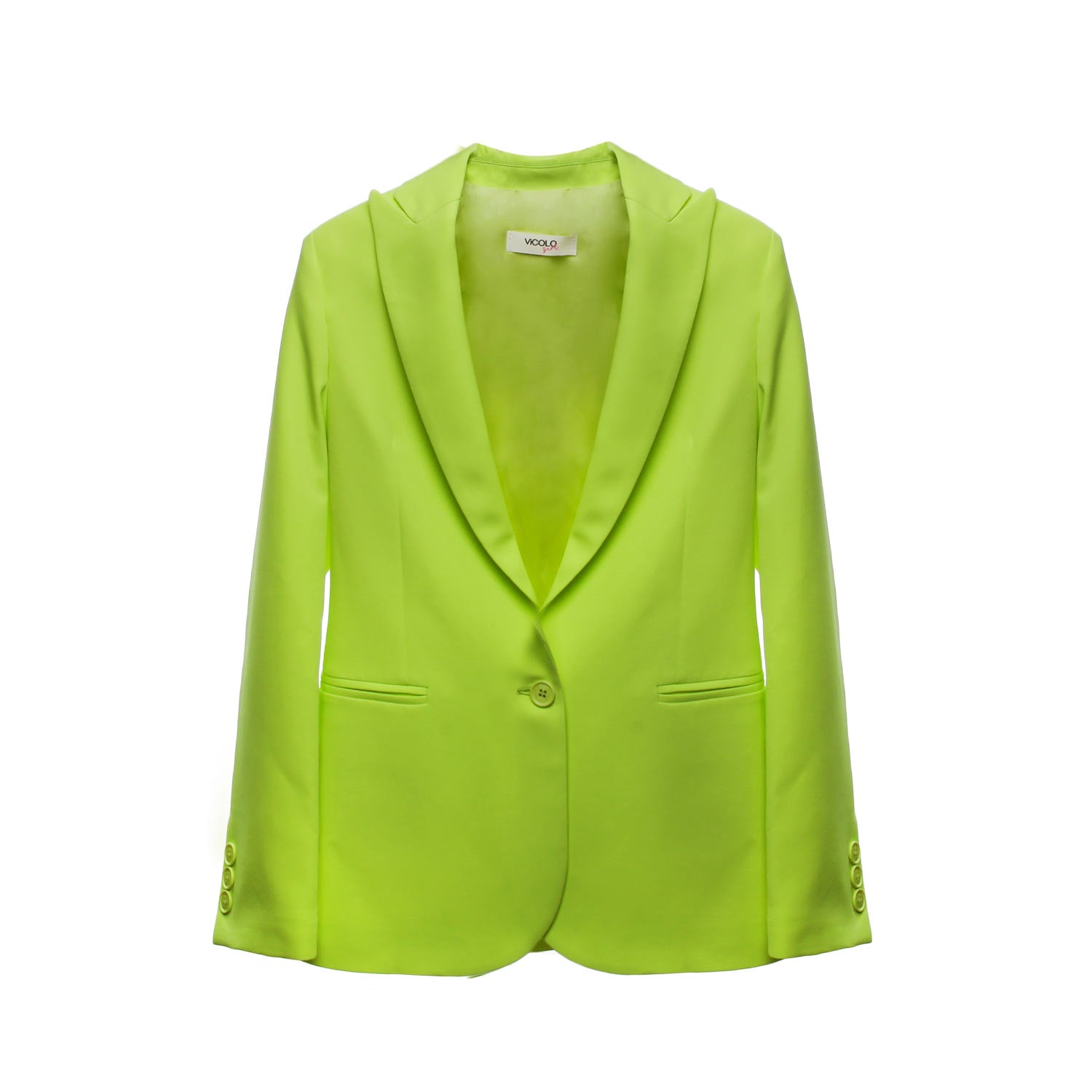 GIACCA BLAZER LIME BAMBINA TEEN - annameglio.com abbigliamento moda