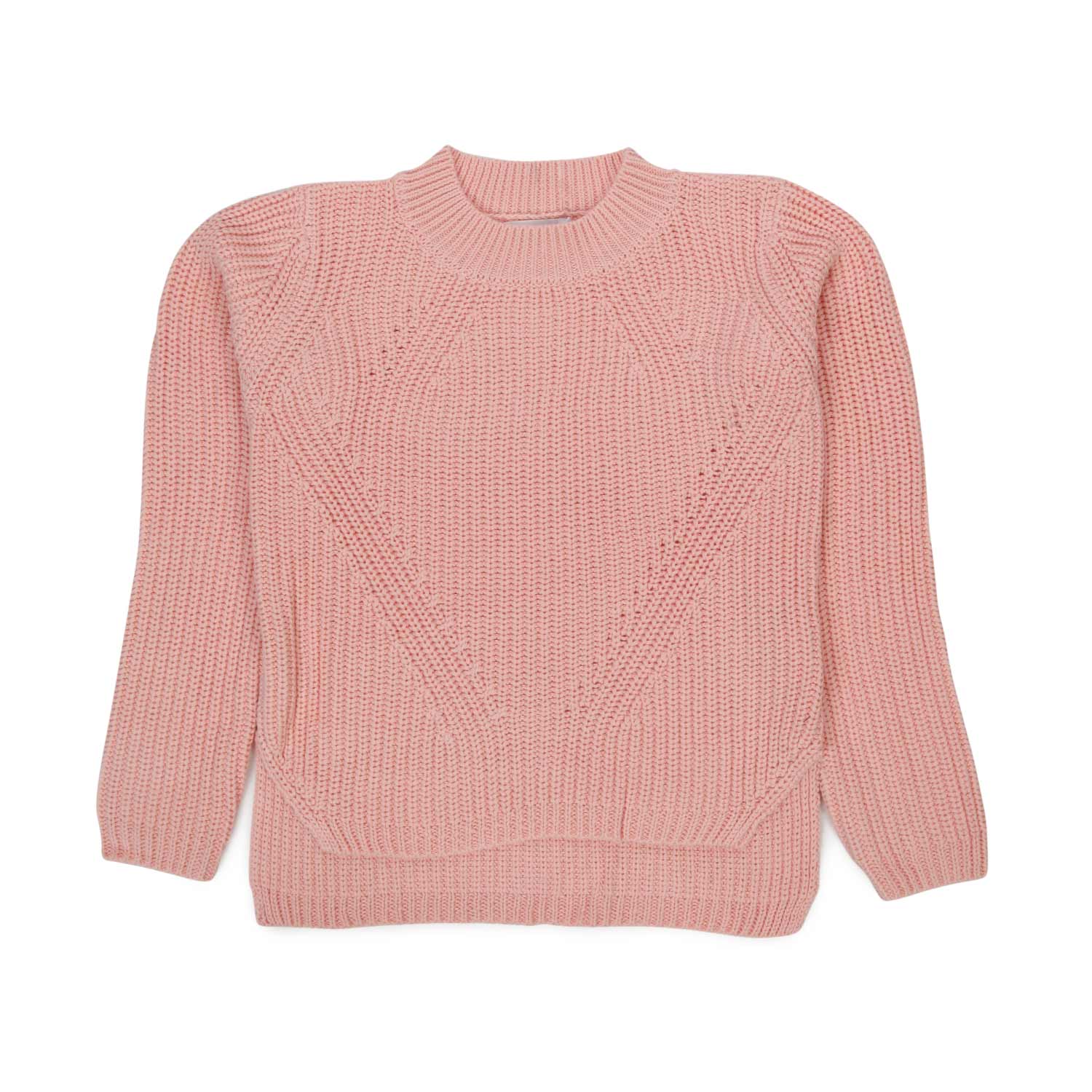 PULLOVER GILLIS ROSA POLVERE BAMBINA - annameglio.com abbigliamento moda
