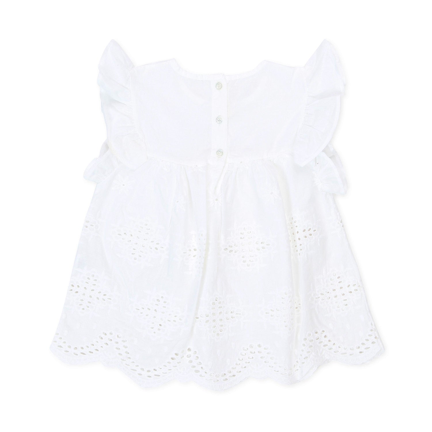 BLUSA SANGALLO BIANCA BAMBINA E BEBÈ - annameglio.com abbigliamento moda