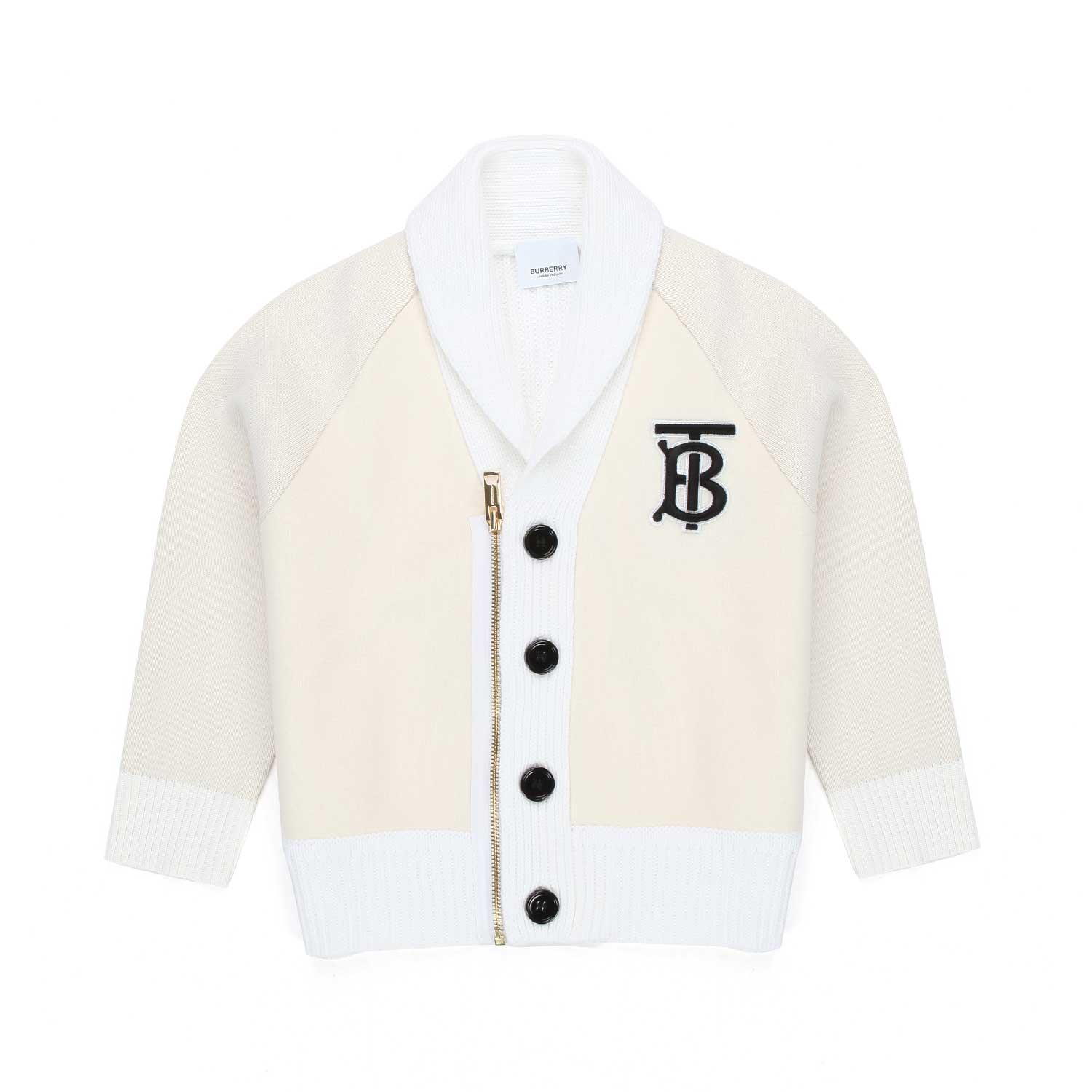 CARDIGAN BIANCO E PANNA BAMBINA - annameglio.com abbigliamento moda
