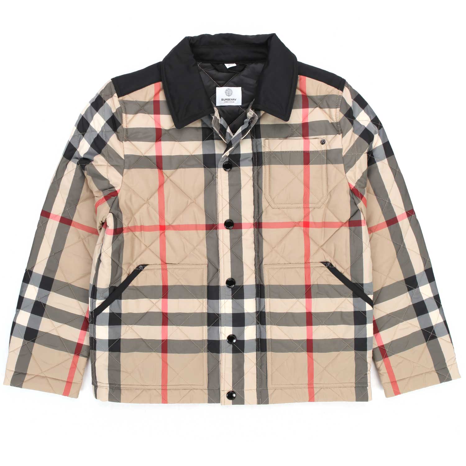 CAPPOTTO TRAPUNTATO TARTAN BEIGE BAMBINA - annameglio.com abbigliamento moda